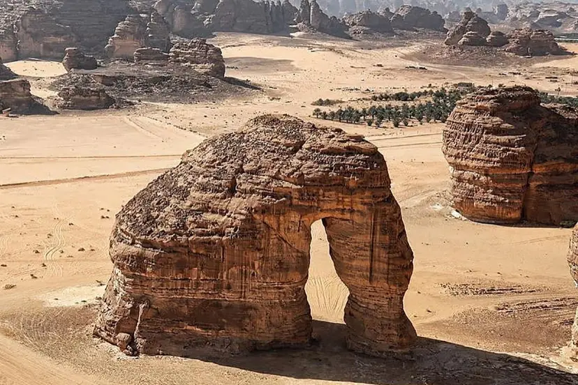صخره هایی در منطقه العلا عربستان