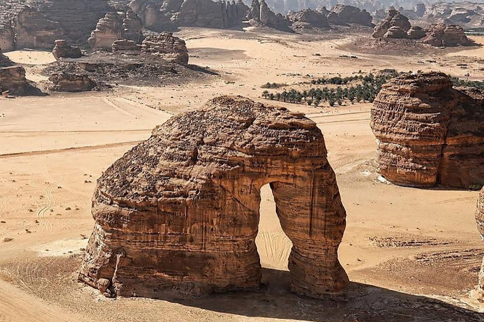 صخره هایی در منطقه العلا عربستان