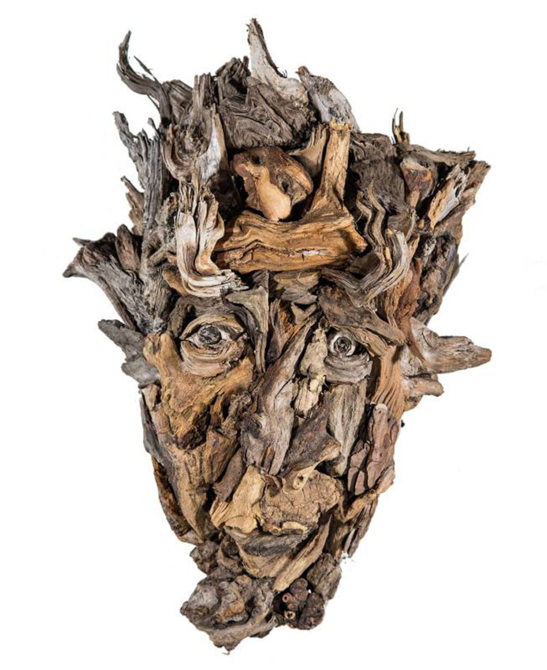 پرتره چوبی عجیب