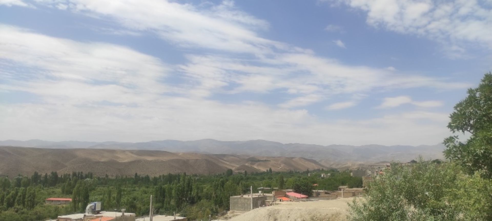 طبیعت روستای آبقد در تابستان