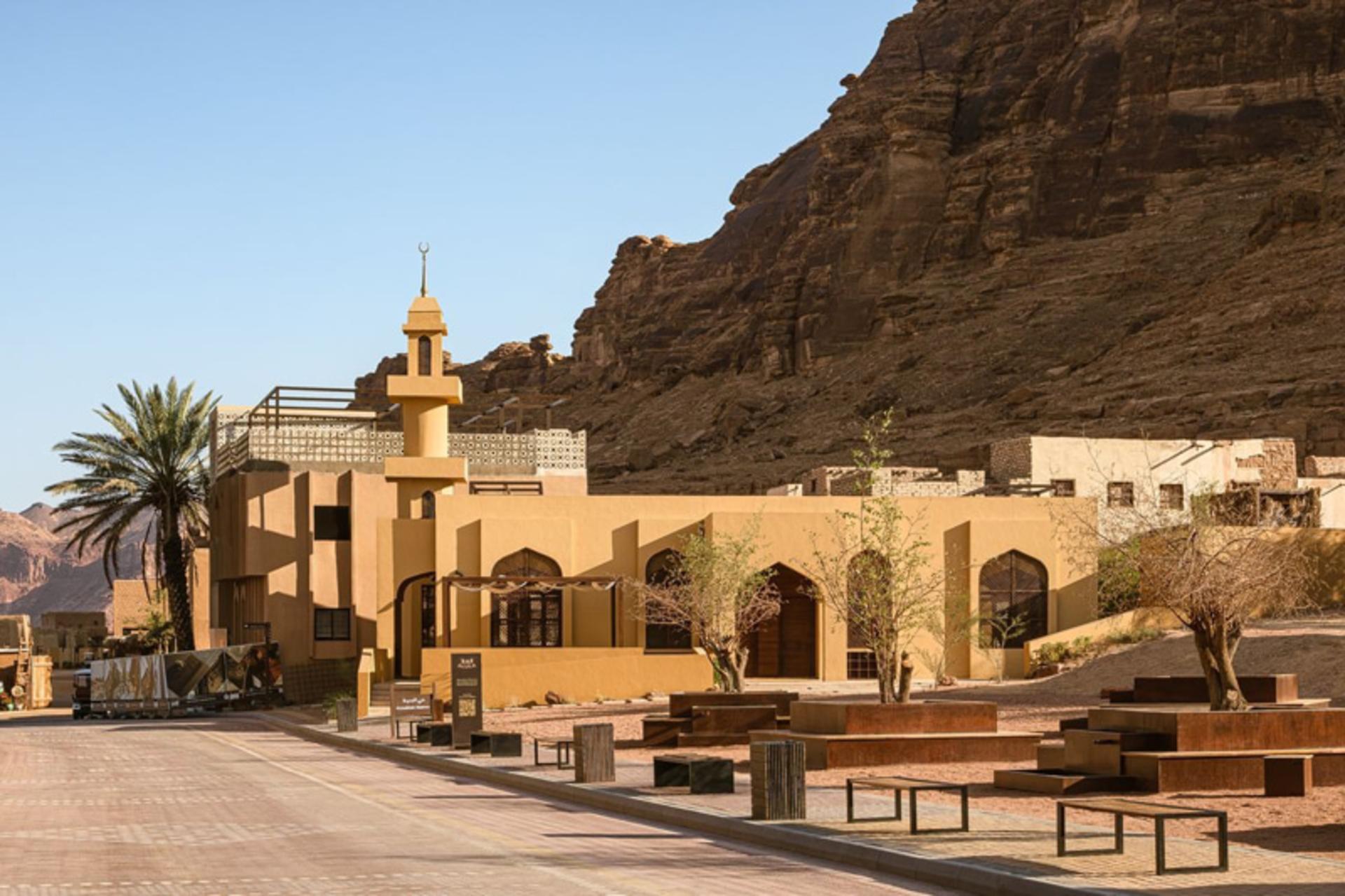 معماری خشتی مسجد عمار بن یاسر در عربستان