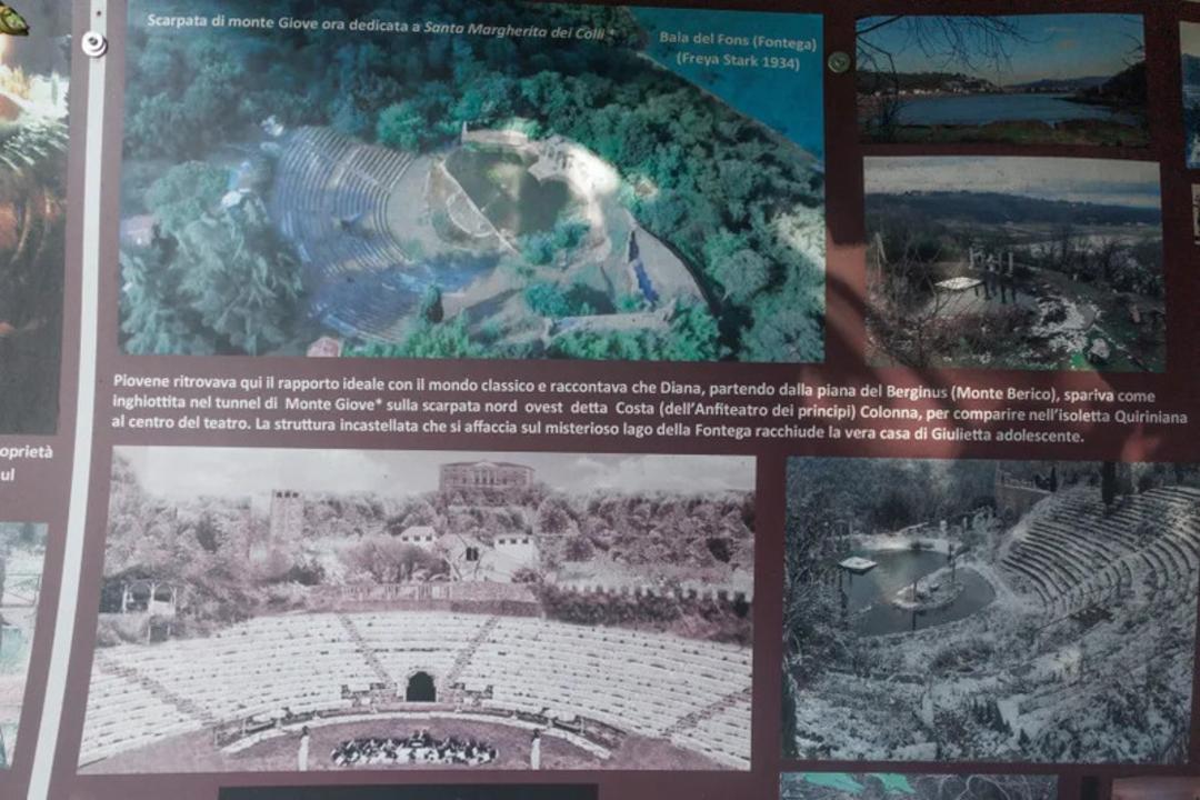تئاتر باستانی در کوهستان مونته بریکو (Monte Berico) با معماری پلکانی