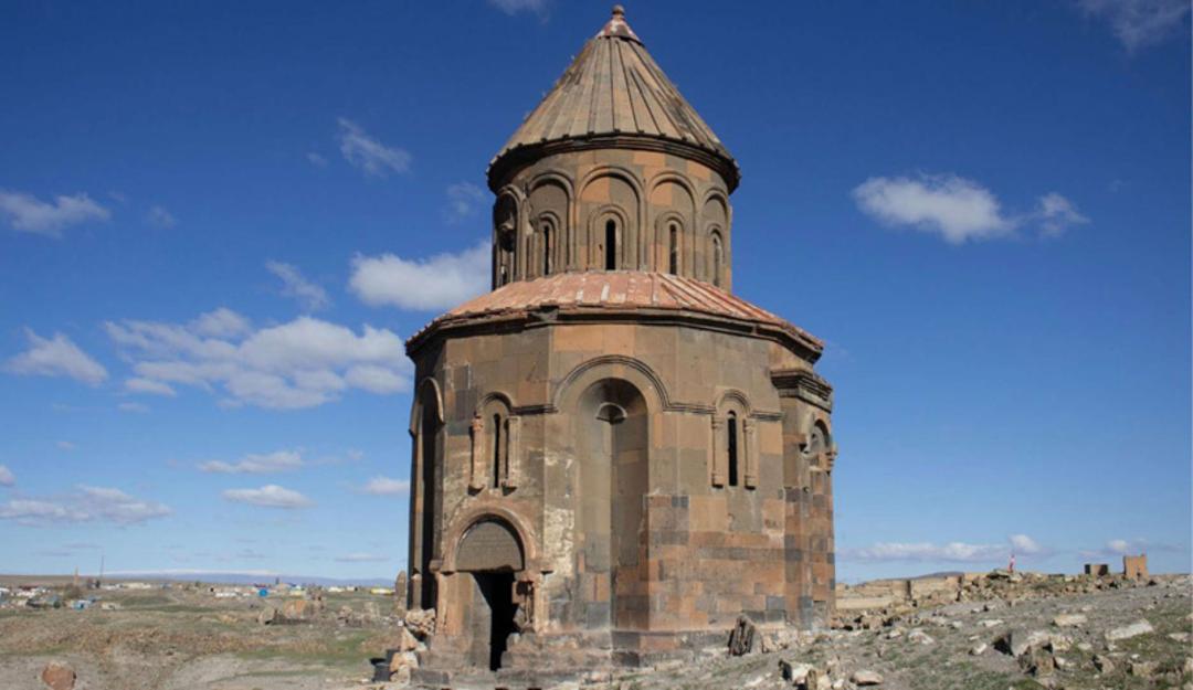  کلیسای تاریخی سنت گرجی در شهر باستانی آنی، ترکیه