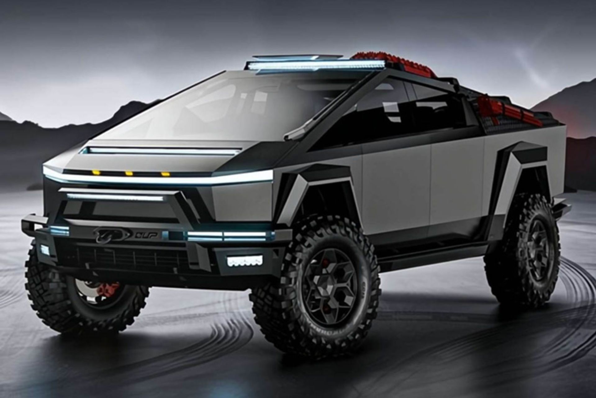 خودروی سایبرتراک با کیت استینگ و ژنراتور سوخت جت