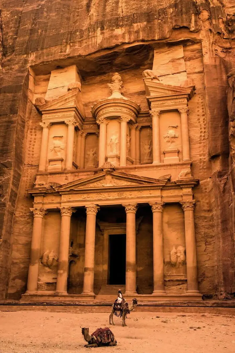 نمایی از پترا، اردن