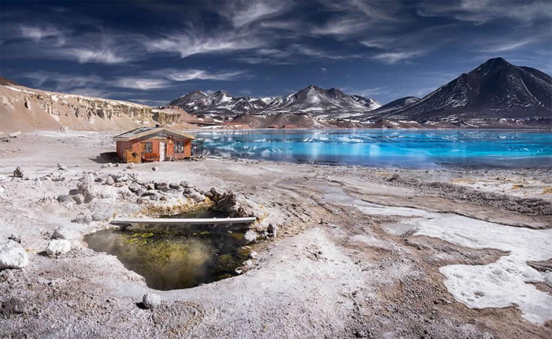 نمایی از بیابان آتاکاما در شیلی