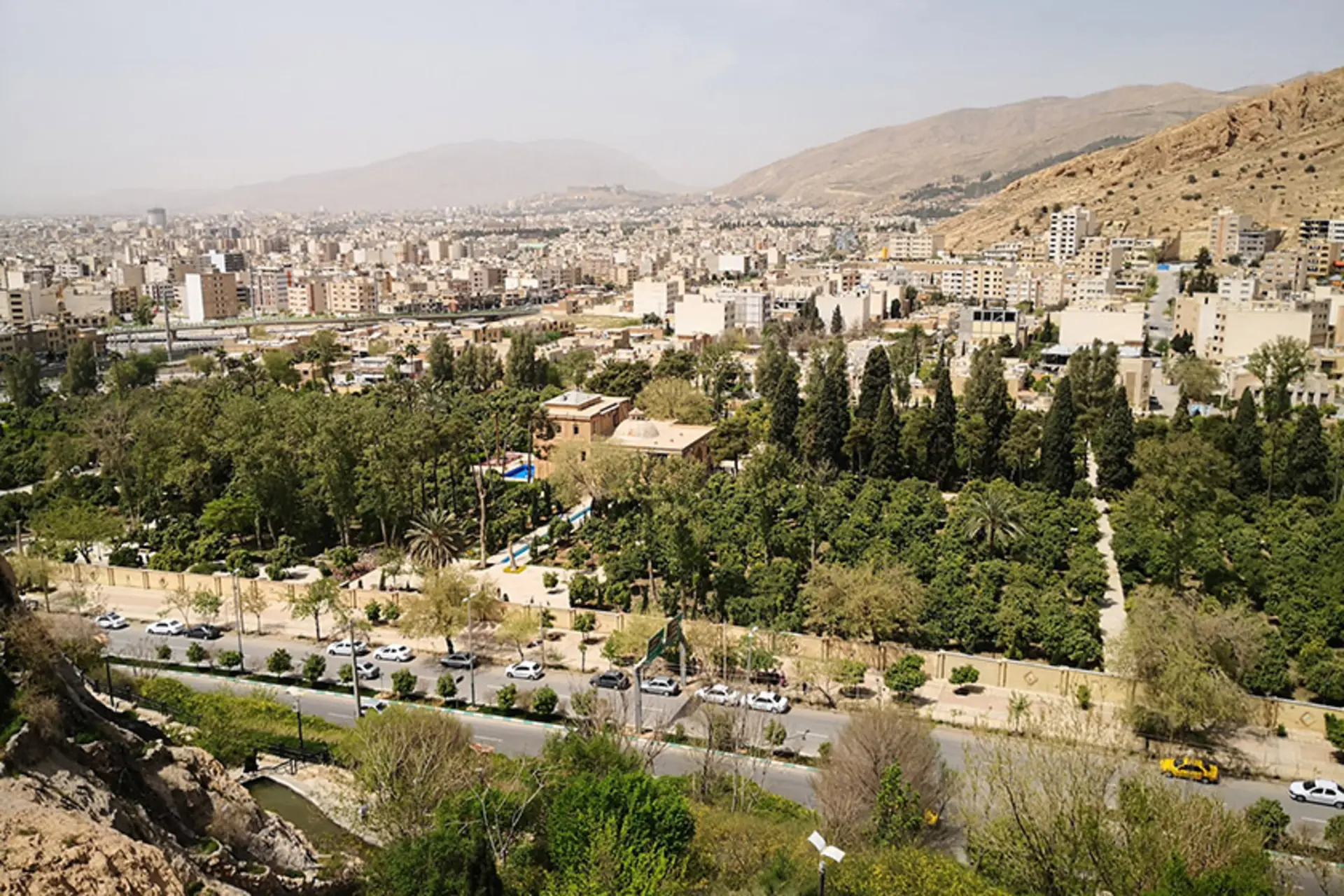 وسعت باغ دلگشا شیراز