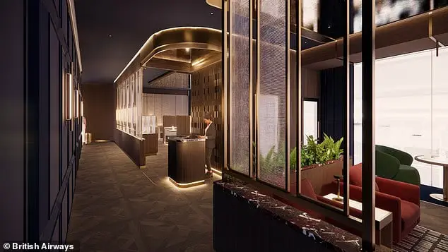 طراحی داخلی کابین جدید هواپیمای بریتیش ایرویز (British Airways) با نورپردازی مدرن