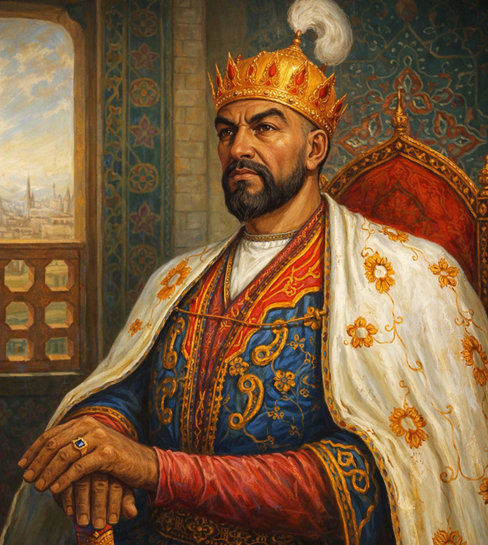 تیمور لنگ در لباس پادشاهی