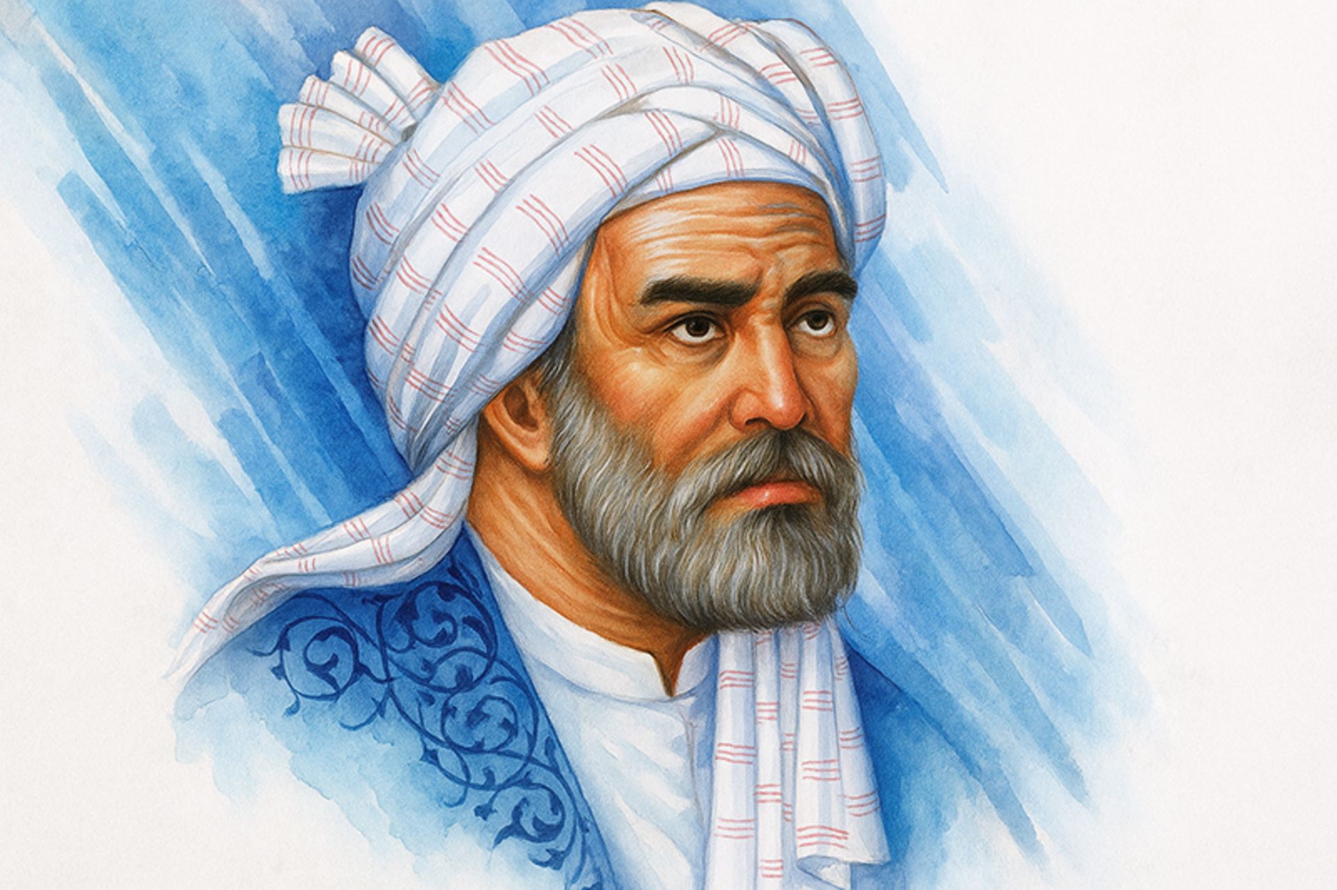 نقاشی پرتره از ناصرخسرو قبادیانی 