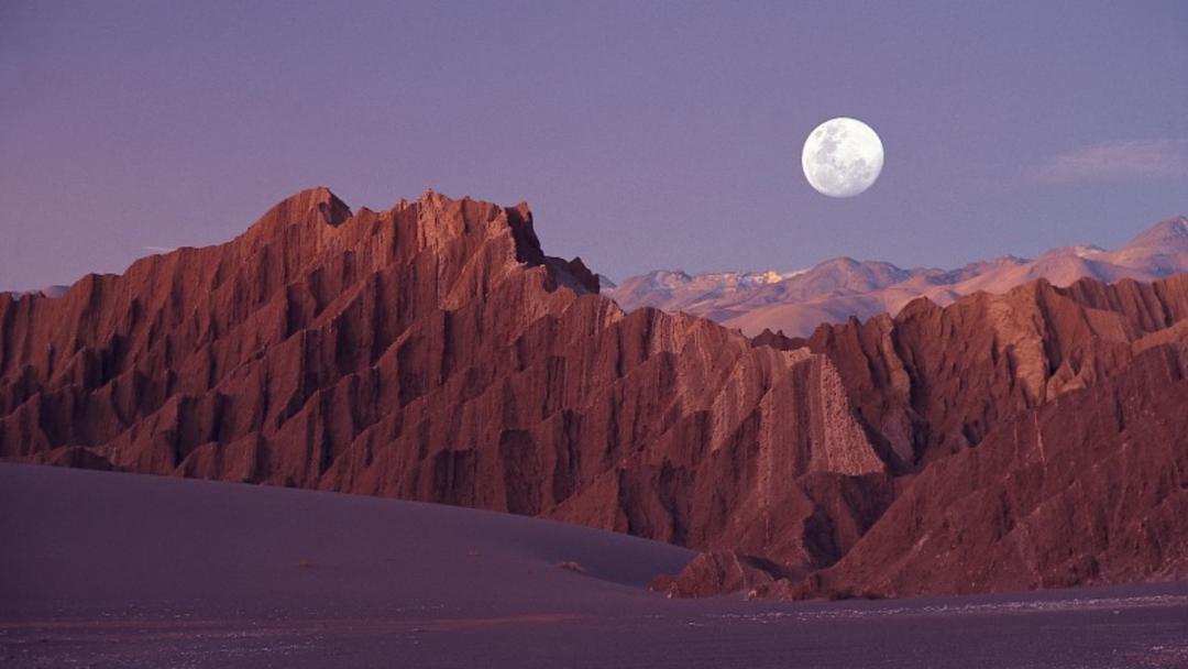 آسمان شب بیابان آتاکاما 