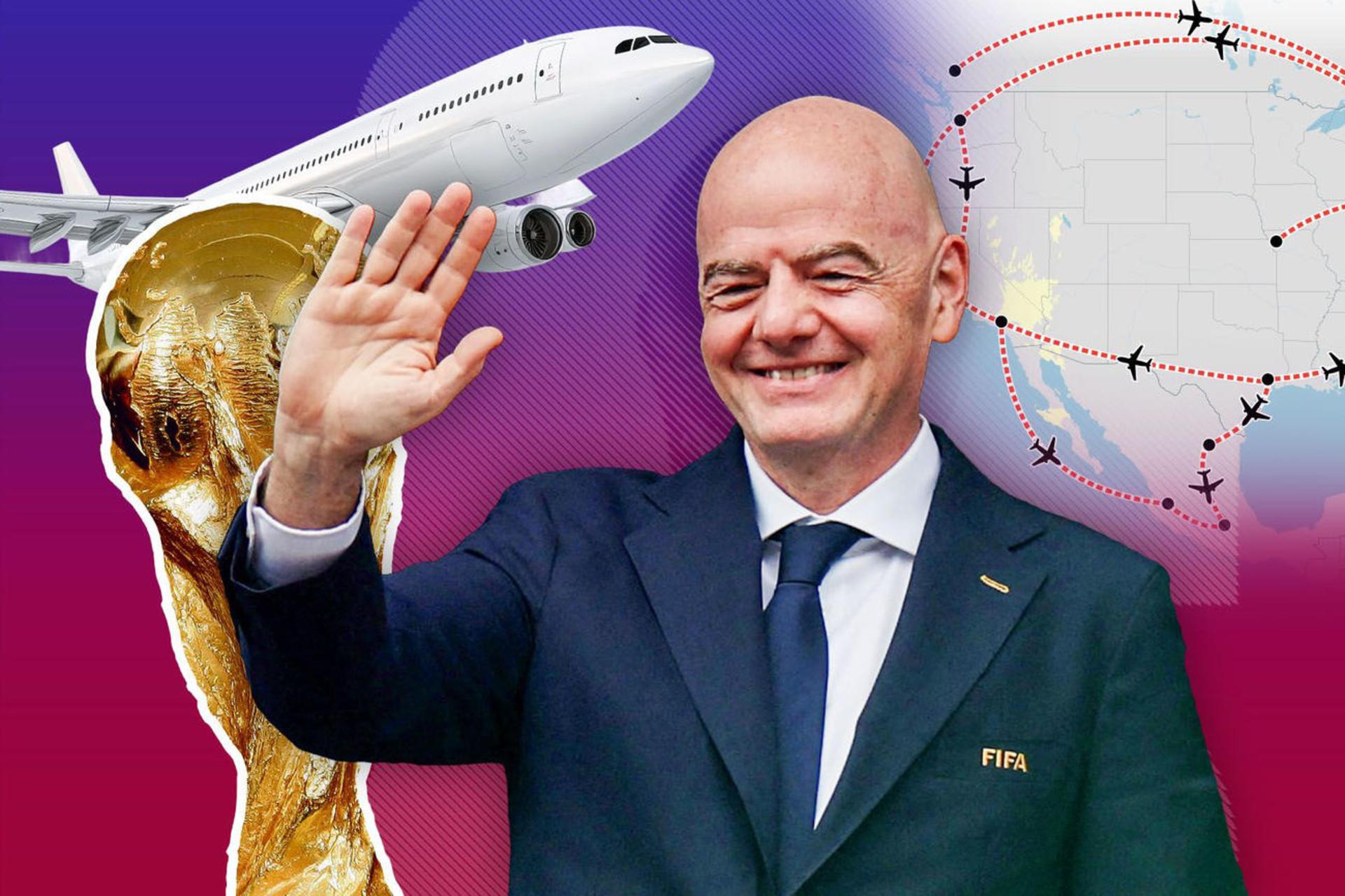 رکوردشکنی رییس فیفا با جت اختصاصی؛ صدای فعالان محیط زیست در آمد!