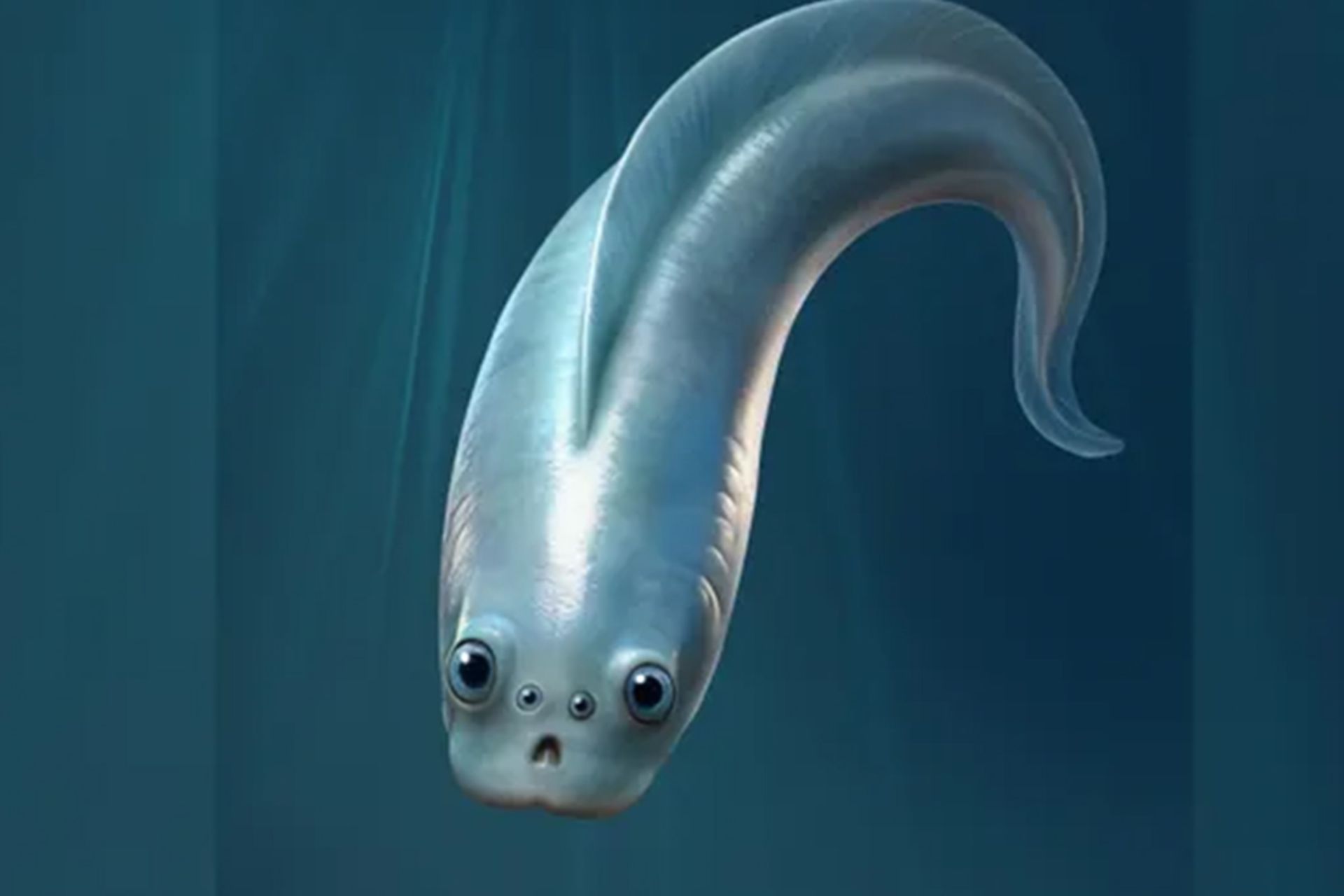 بازسازی علمی جد چهارچشم مهره‌داران؛ فسیل ۵۱۸ میلیون ساله کشف‌شده در چین.