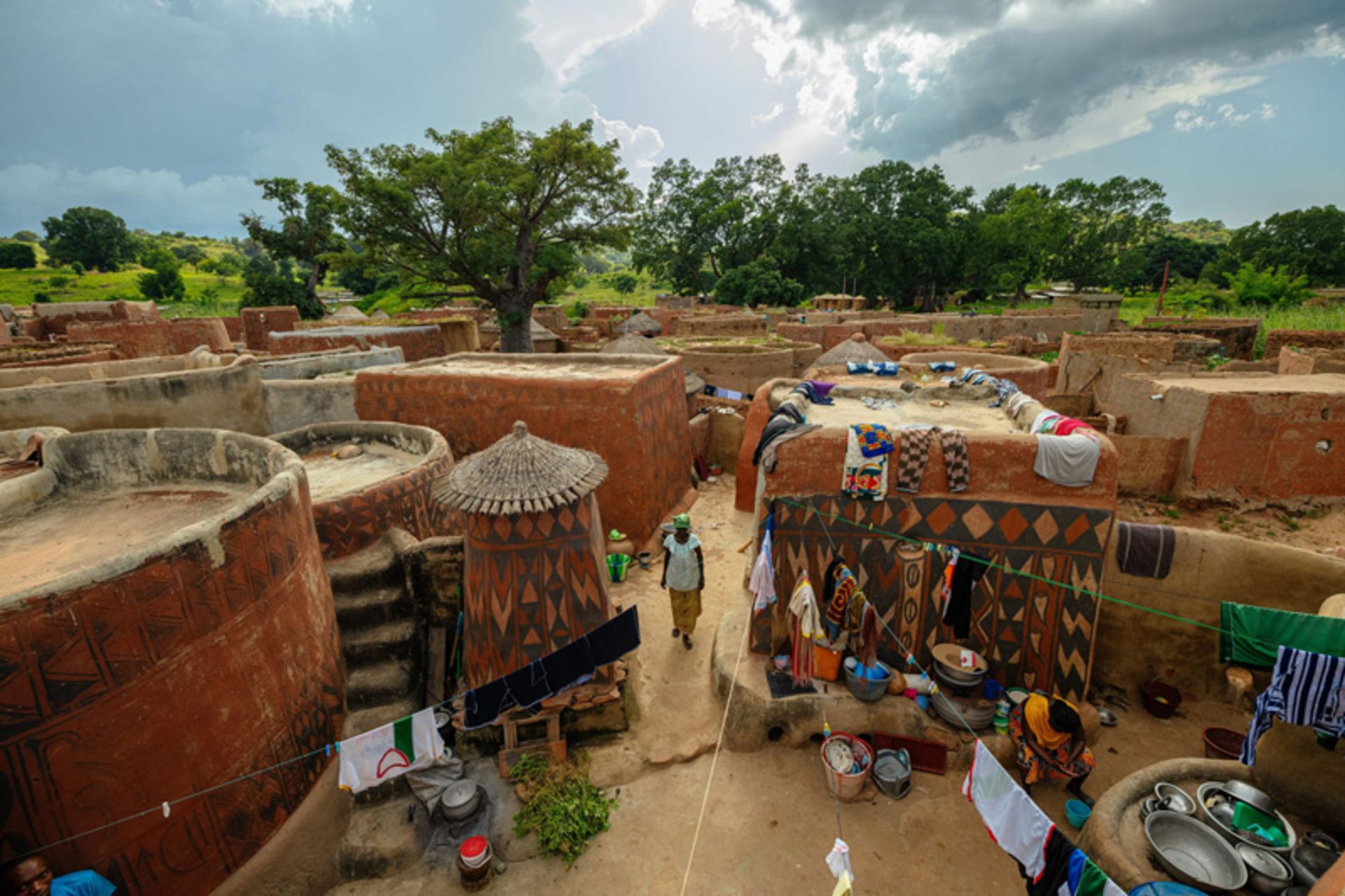 مردم قبیله کاسنا در روستای تیبله