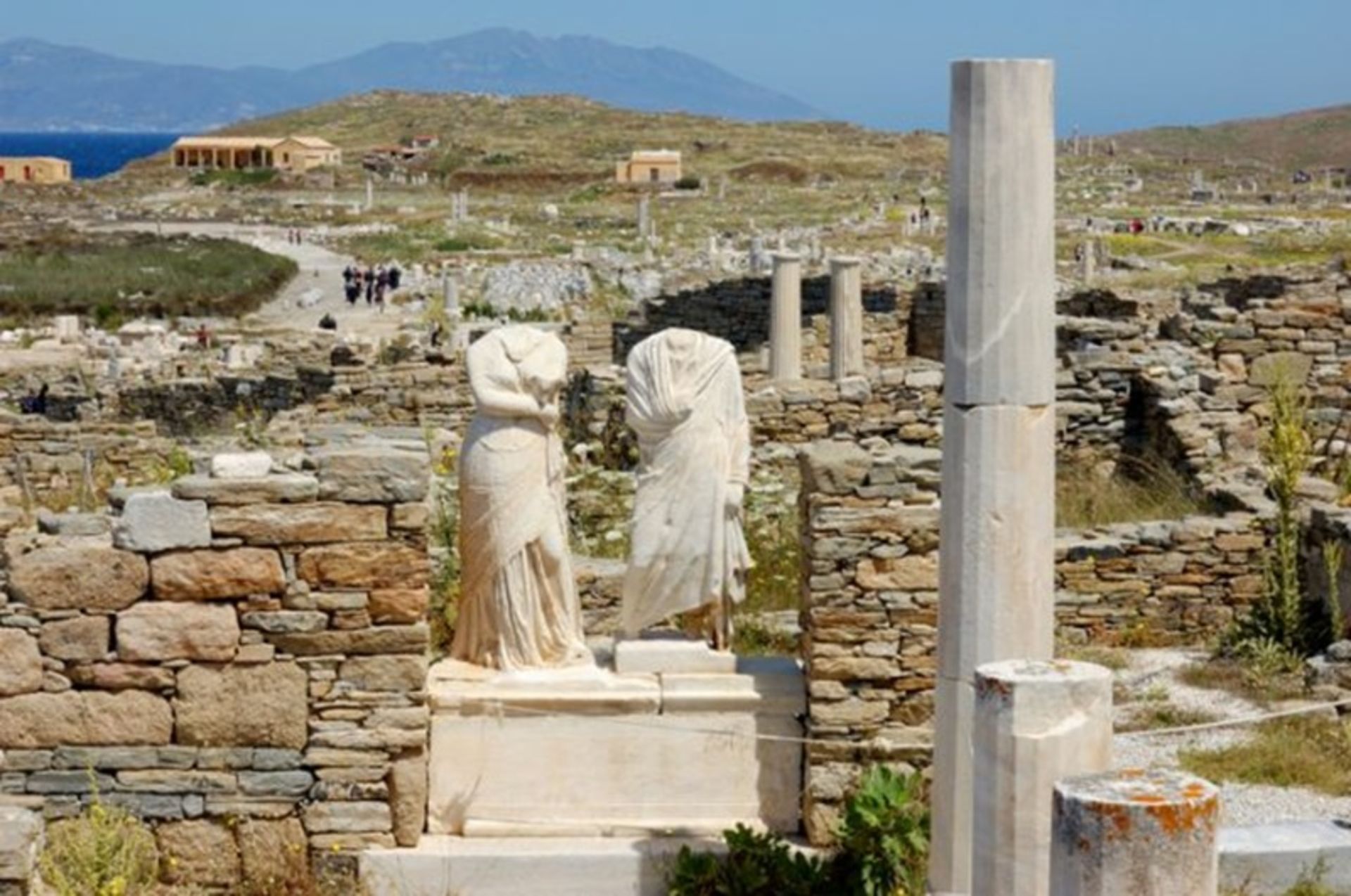 جزیره باستانی دلوس در یونان