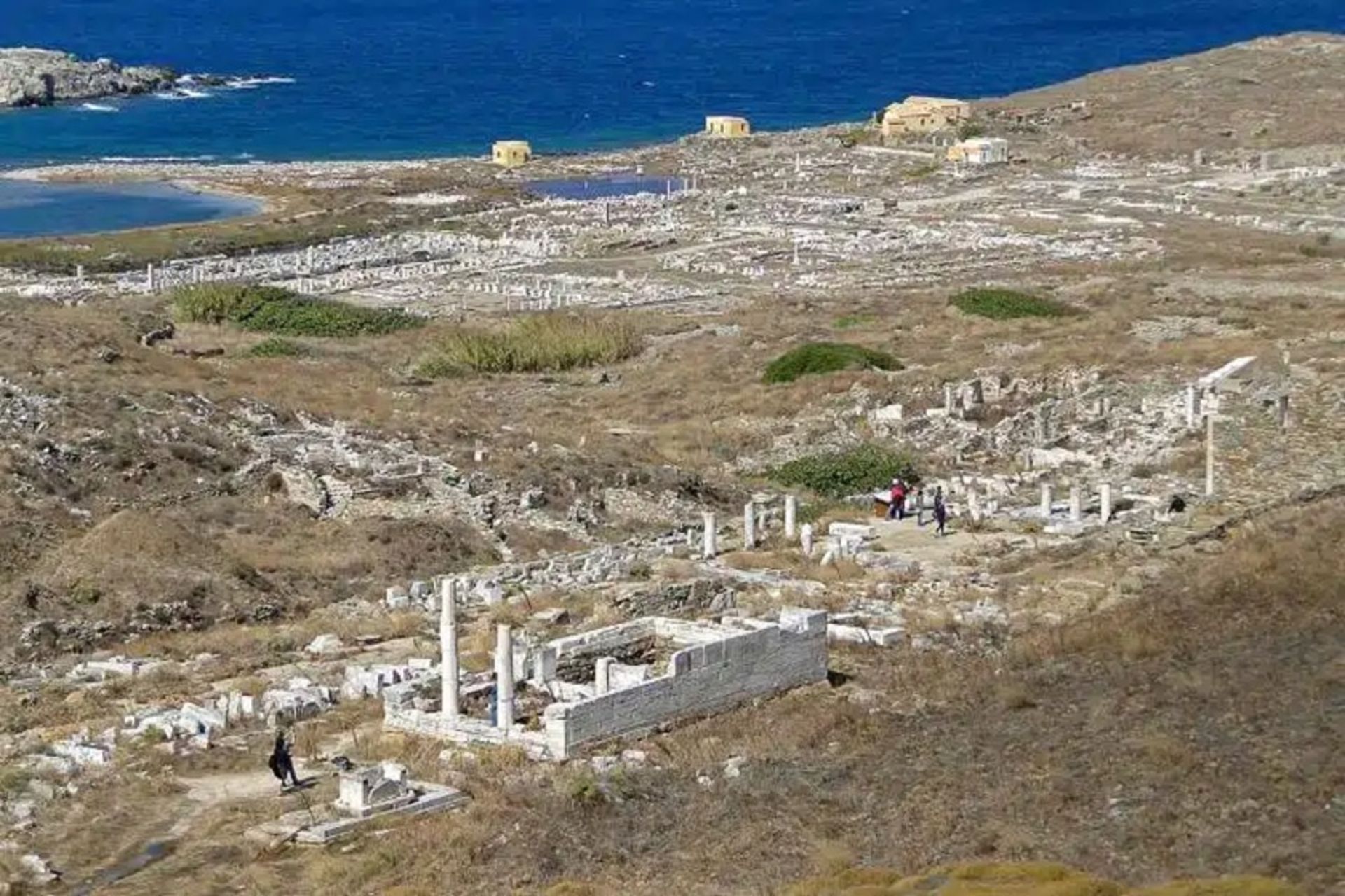 جزیره باستانی دلوس در یونان