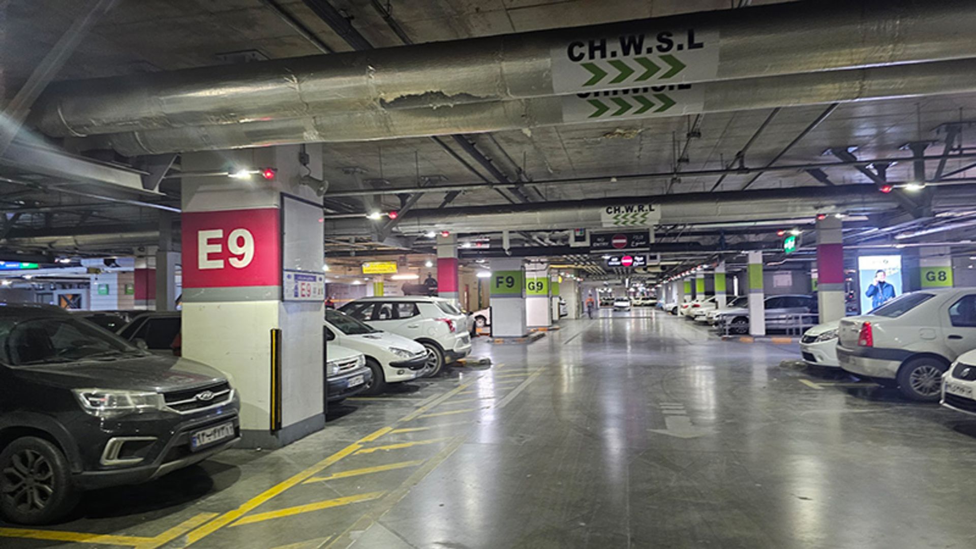 پارکینگ سرپوشیده سیتی سنتر اصفهان 