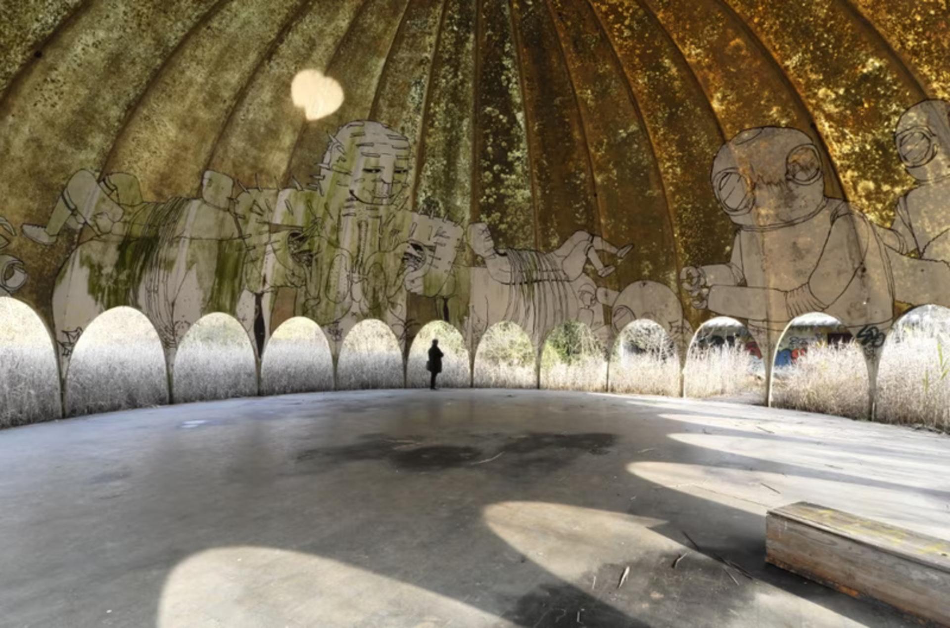 معماری گنبدی ساختمان وودپکر