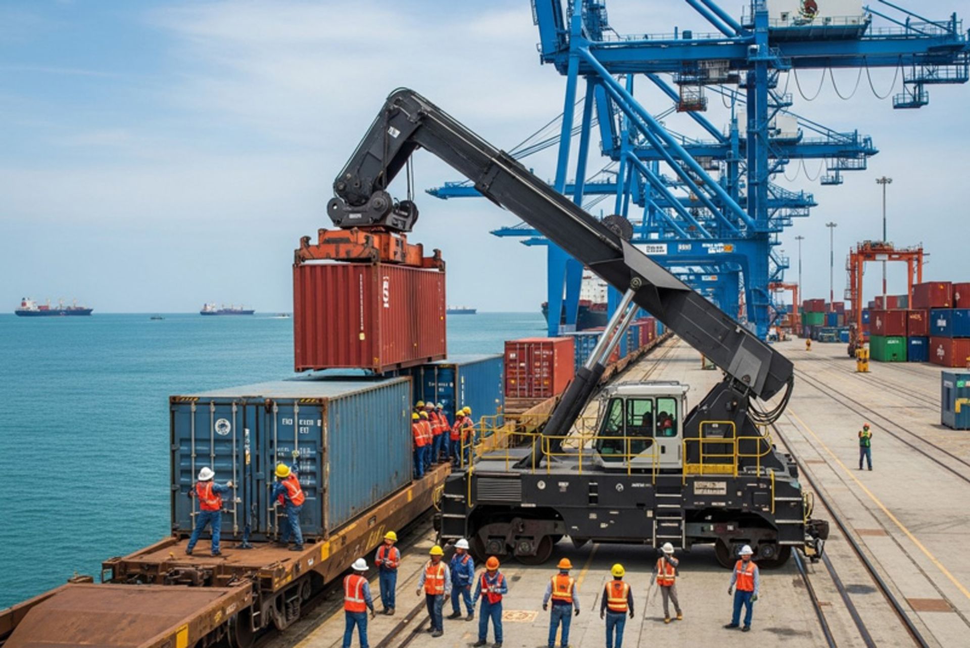 بارگیری در کریدور ته‌وانتپک در مکزیک