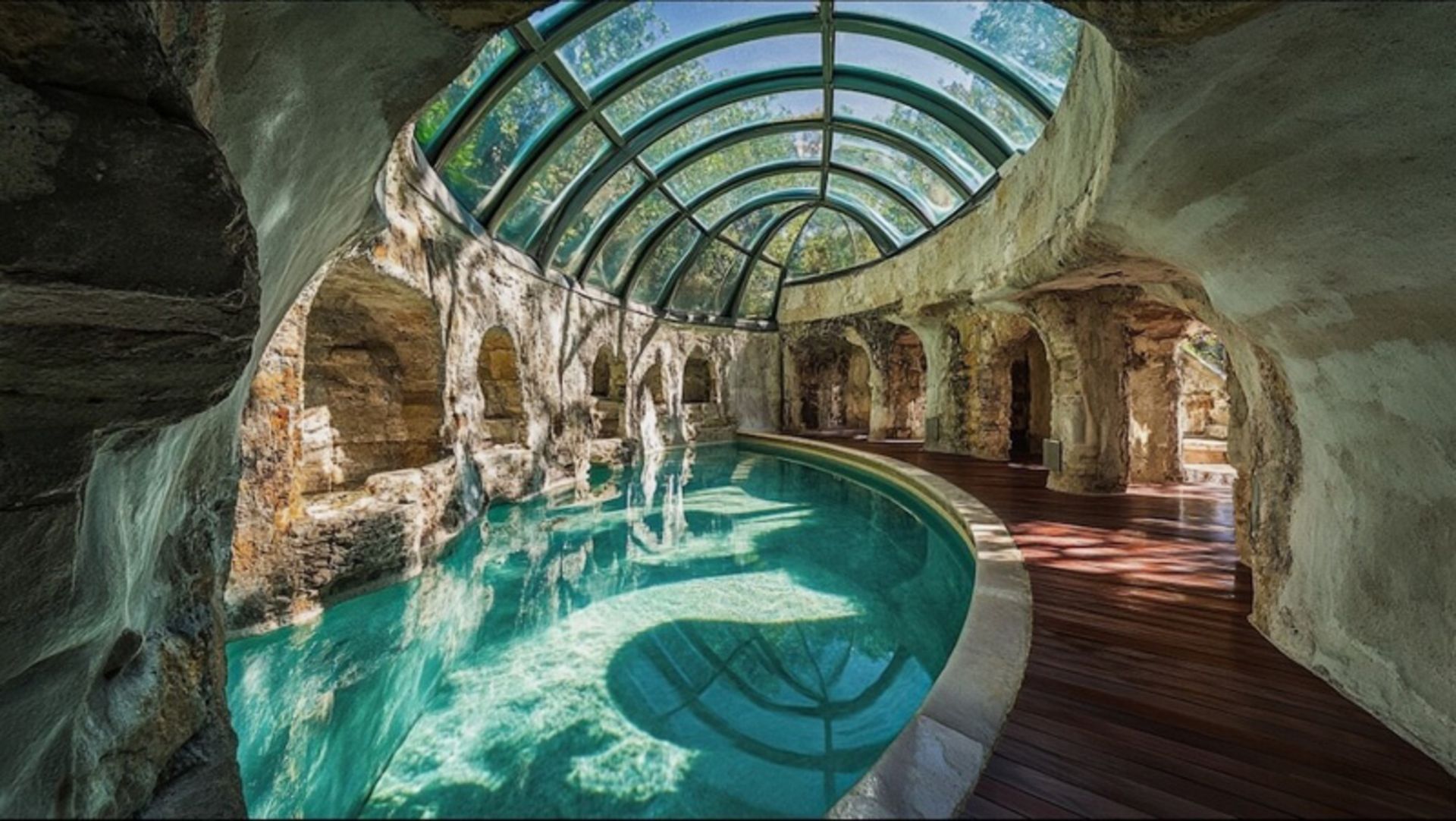 تالار شیشه ای پناهگاه باداب سورت