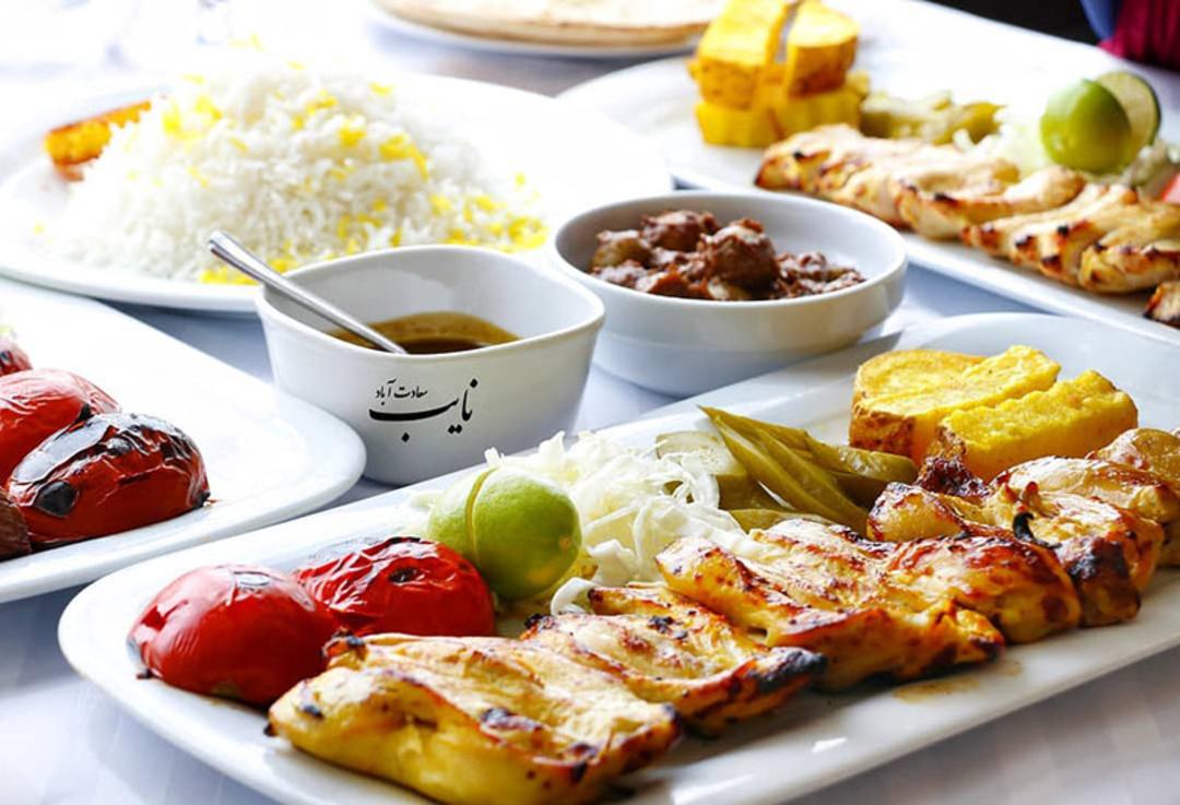 جوجه کباب مخصوص رستوران نایب سعادت آباد