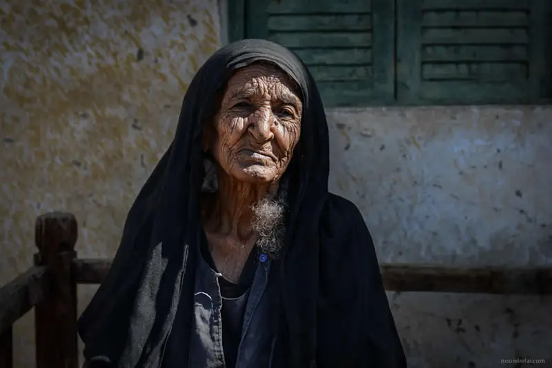 پرتره پیرزن مصری