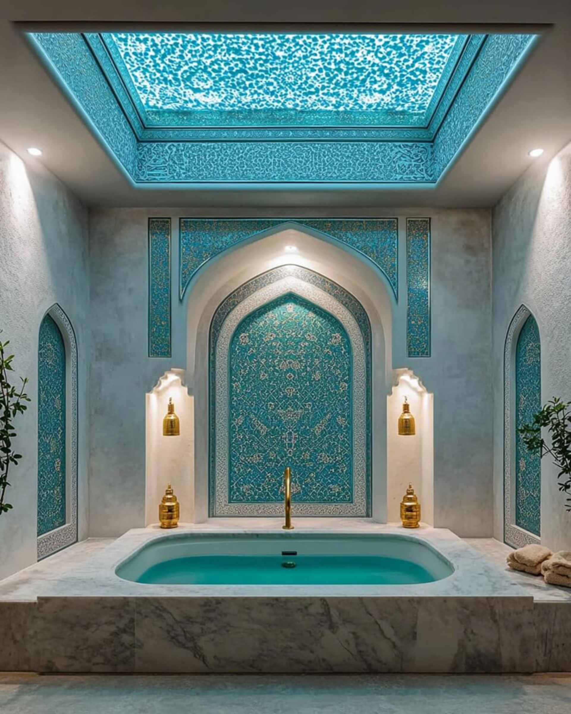 طراحی وان حمام ایرانی با هوش مصنوعی