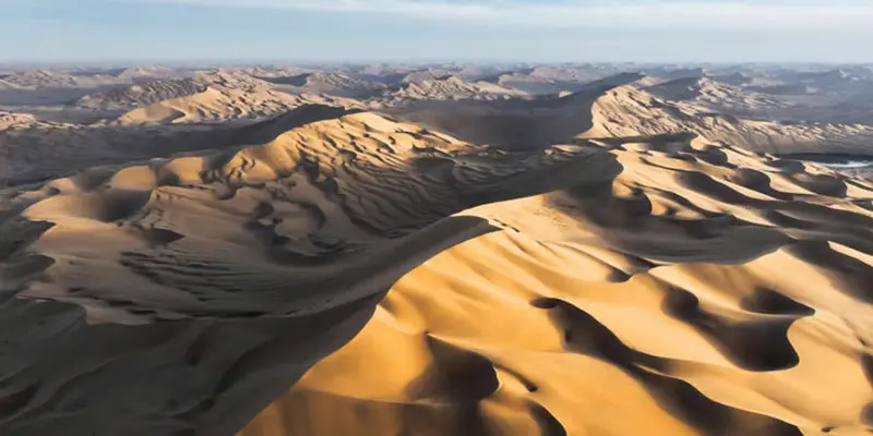 منظره مریخی در مغولستان