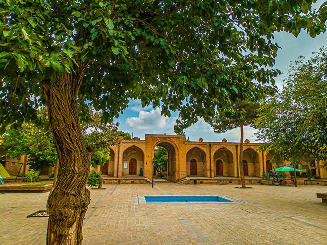 کاروانسرای تاریخی در شهر قزوین