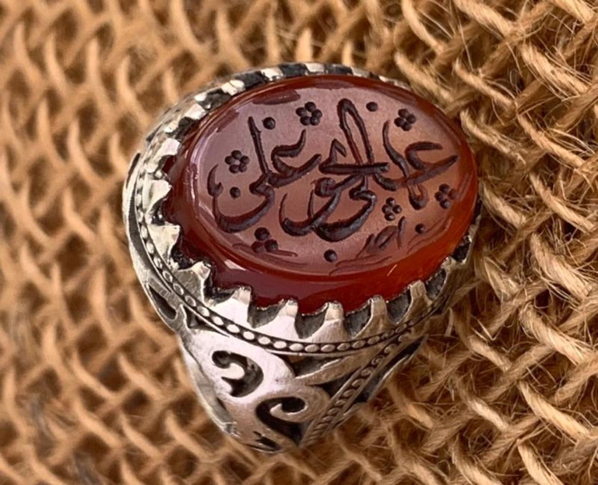 انگشتر کربلا با اسم ائمه