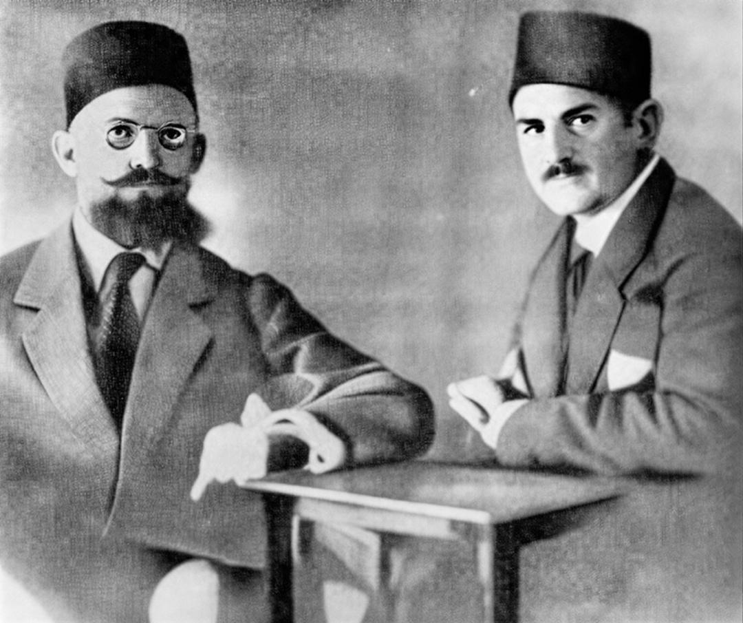 میرصالح مظفرزاده و گائوک آلمانی از یاران میرزا کوچک خان و جنبش جنگل