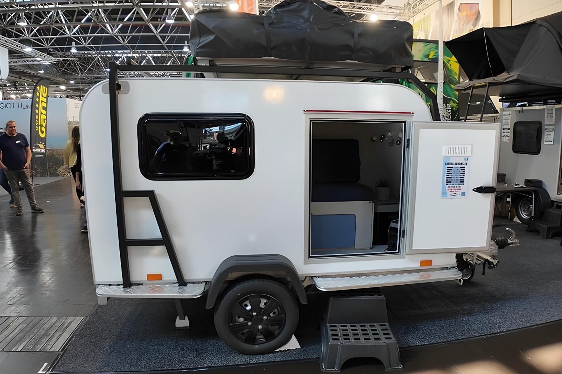 میکروکاروان (Micro Caravan) آلمانی با طراحی فشرده و چرخ‌های کوچک