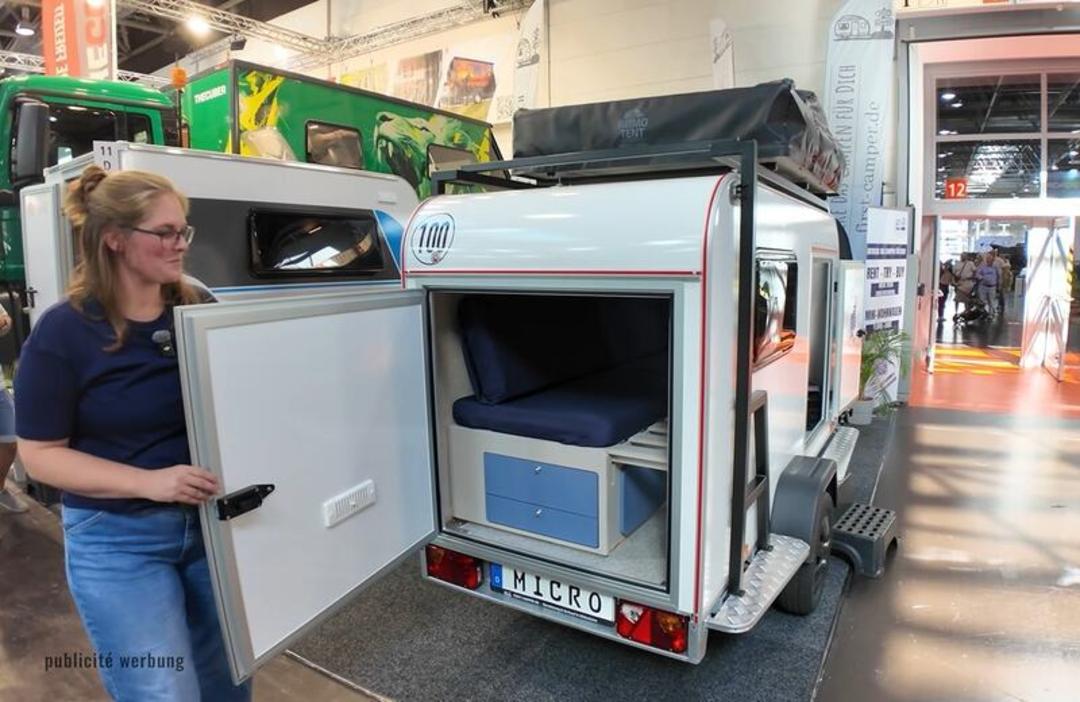 میکروکاروان (Micro Caravan) آلمانی با فضای داخلی کوچک و کاربردی