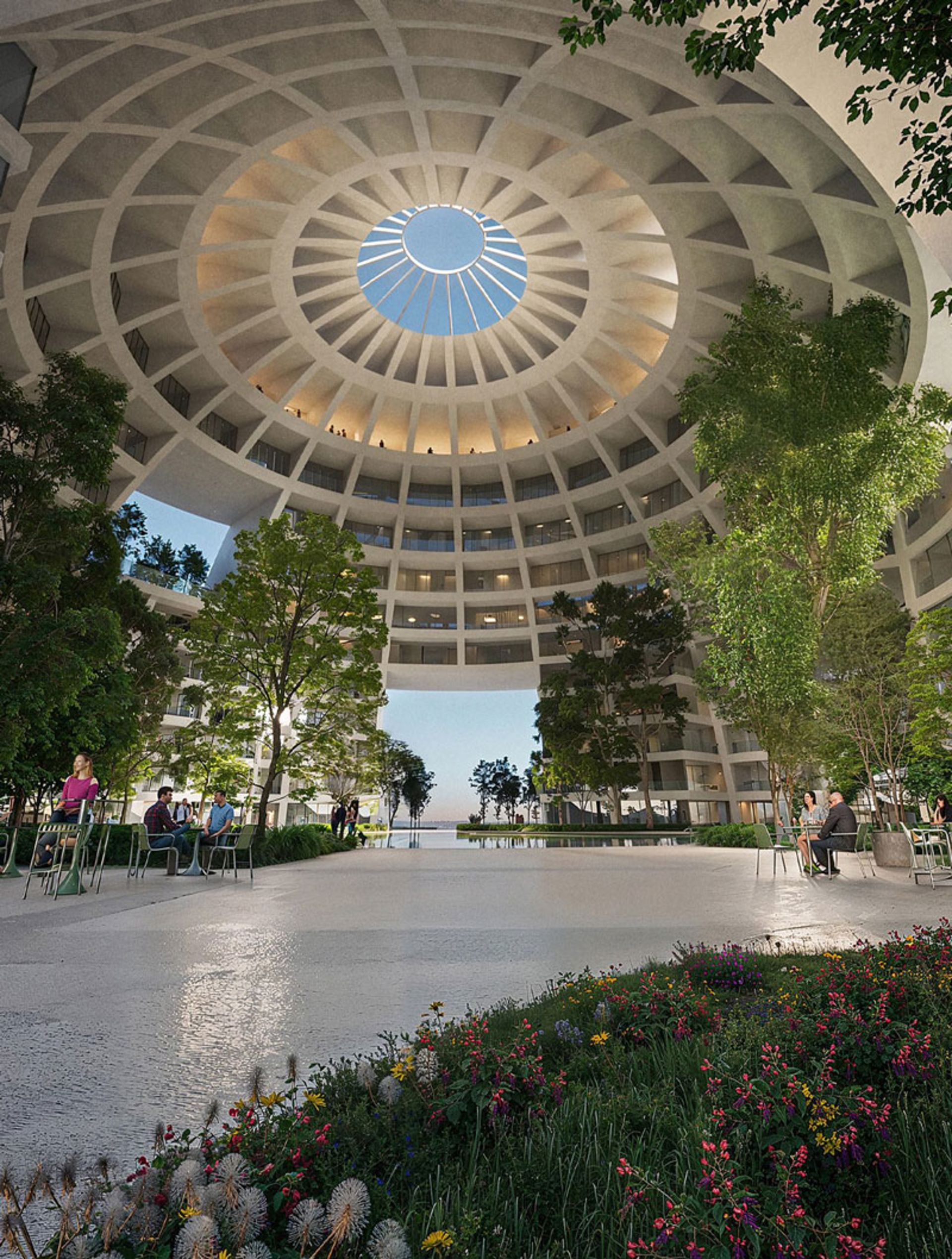 کره درخشان آلبانی؛ فضای داخلی سبز و عمومی