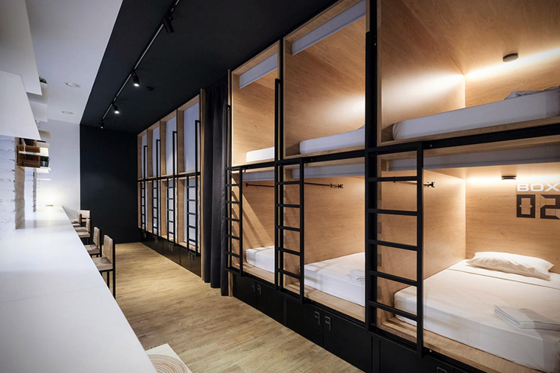 اتاقک های هتل کپسولی روسیه