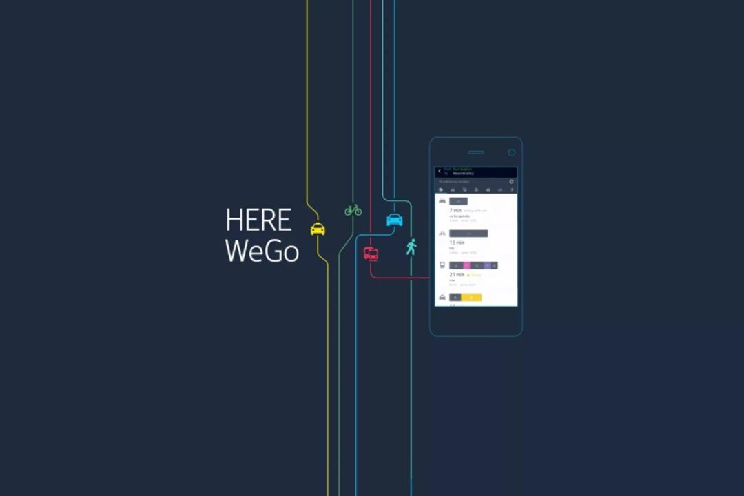 اپلیکیشن مسیریاب آفلاین HERE WeGo 