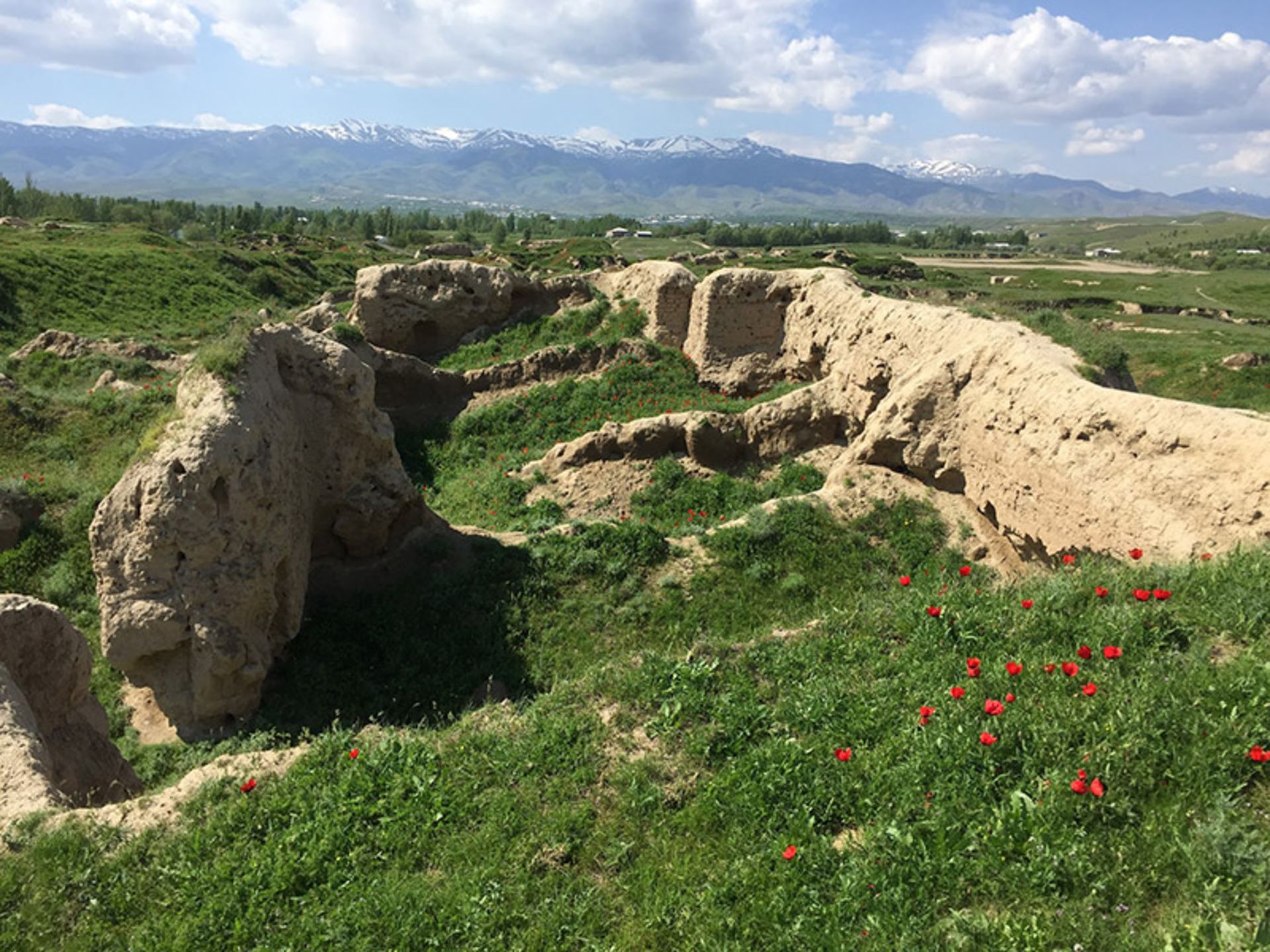 بقایای شهر باستانی پنجکنت تاجیکستان