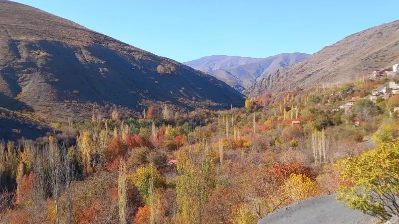 طبیعت پاییزی روستای دهبار