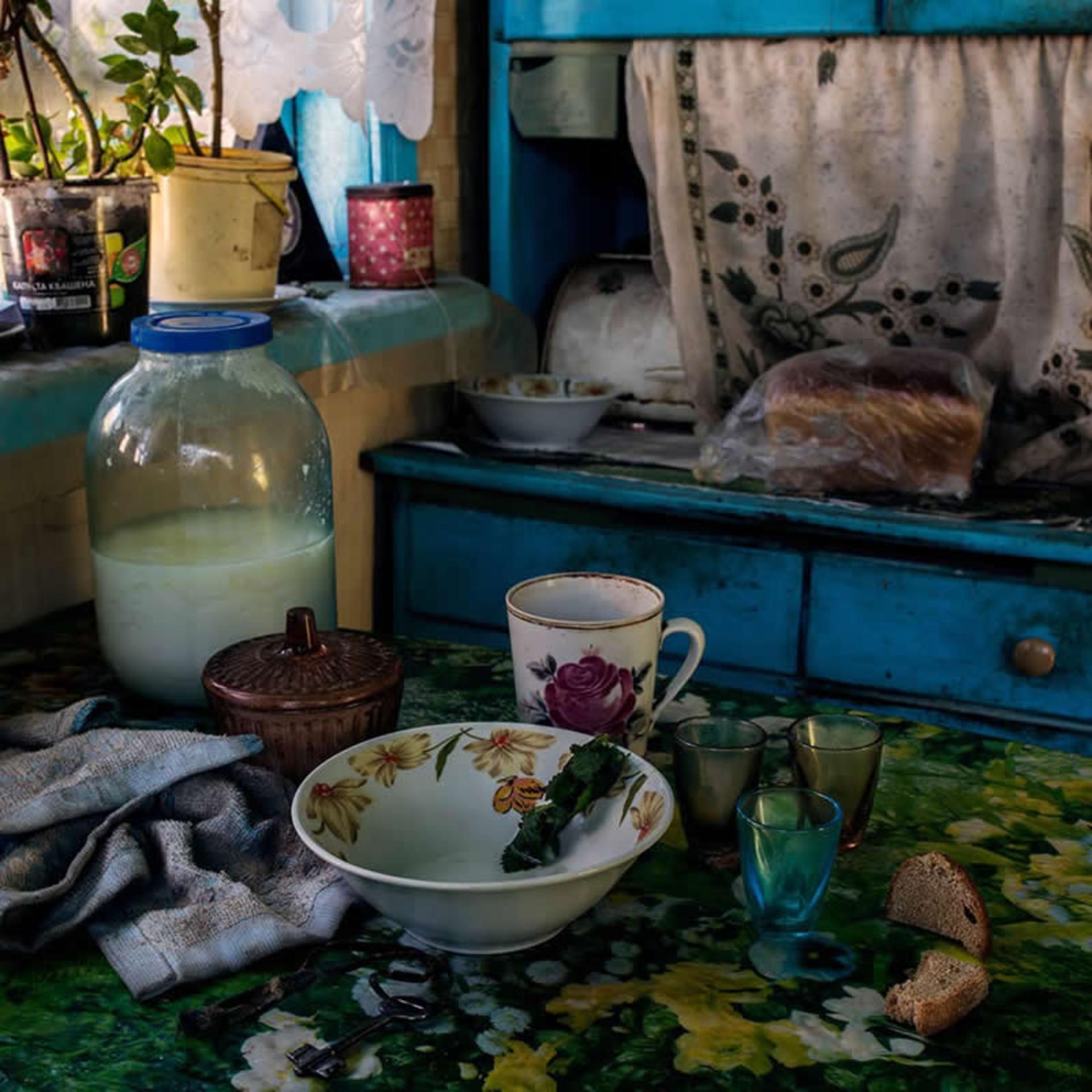 میز صبحانه در روستا
