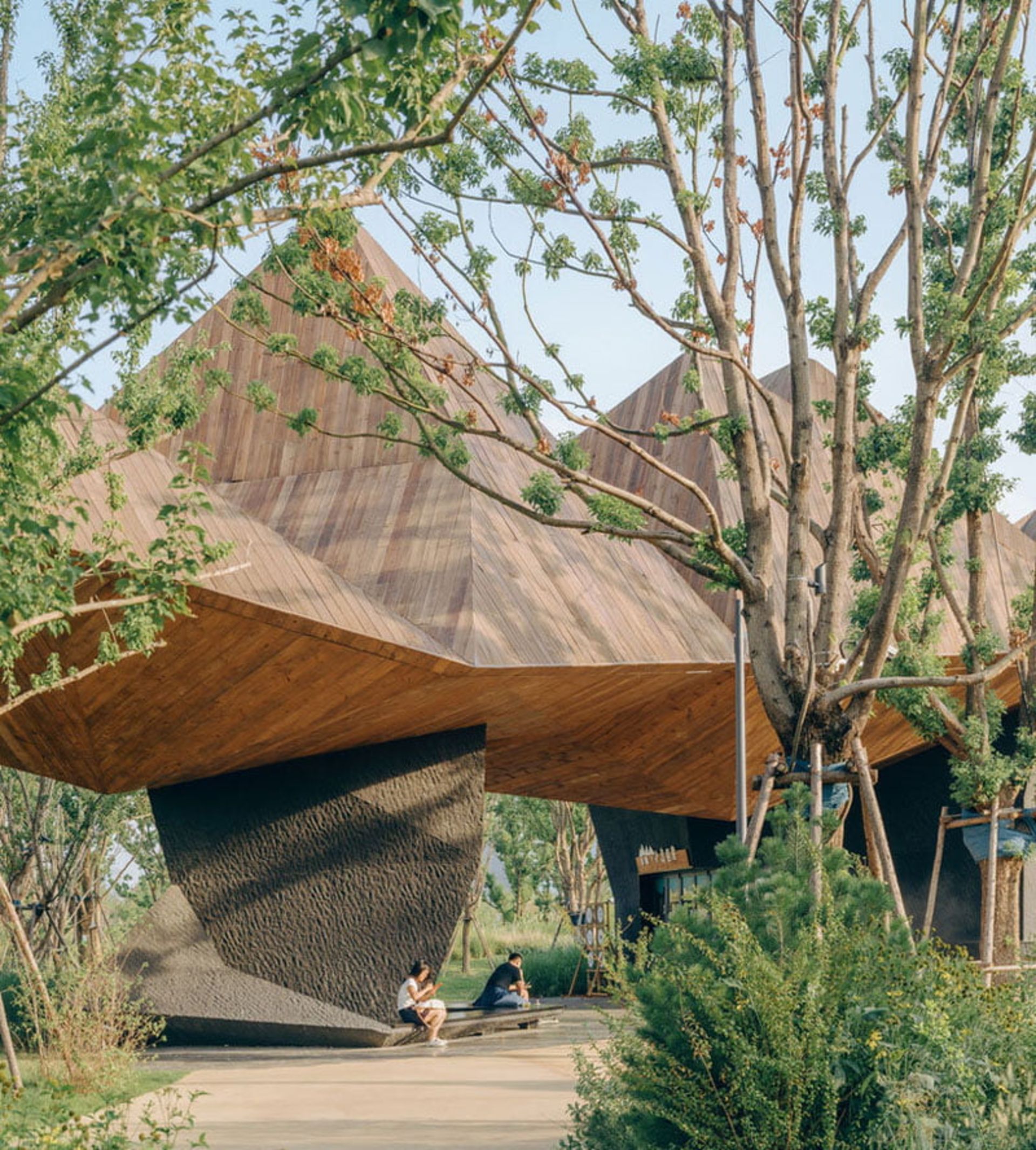 فرم شبیه کوه رستوران چینی