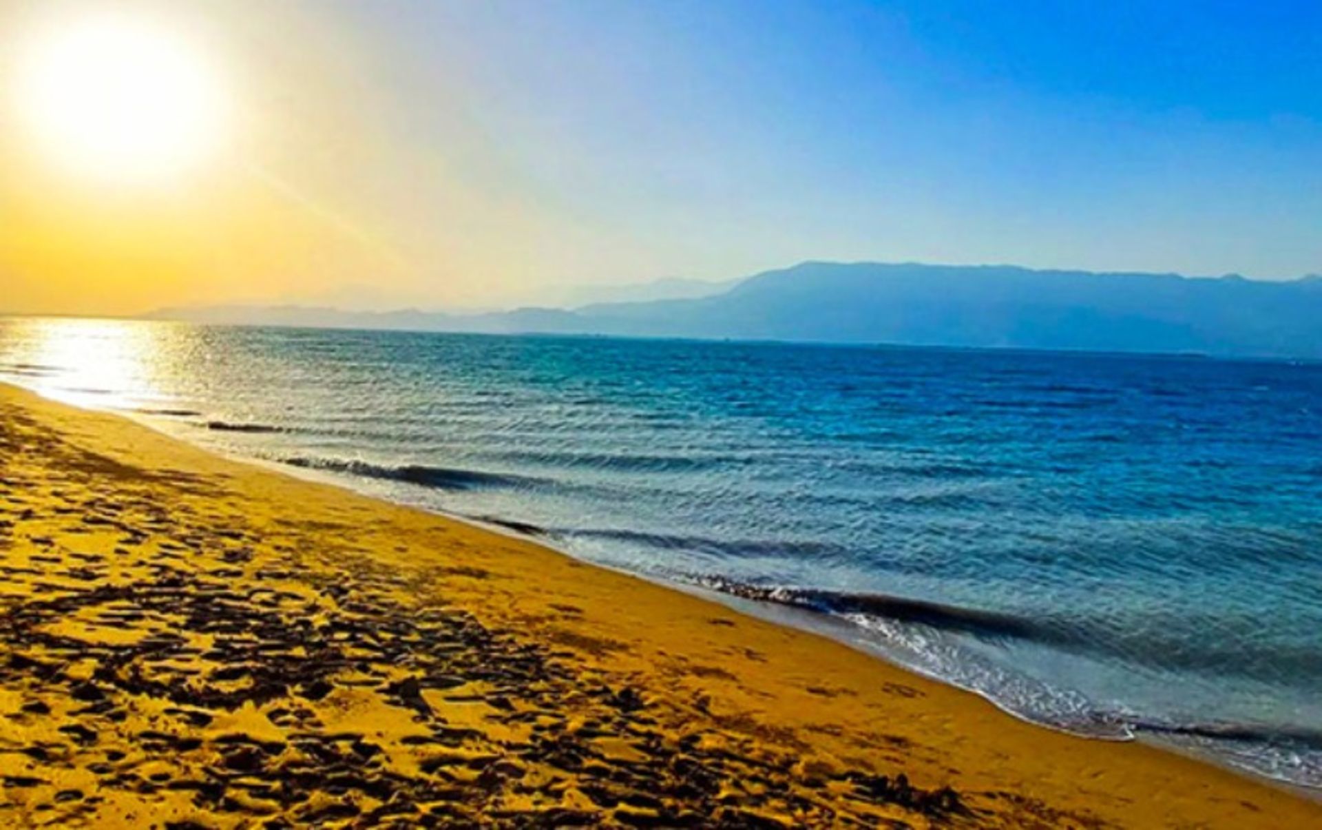 جزیره وارمی در غروب