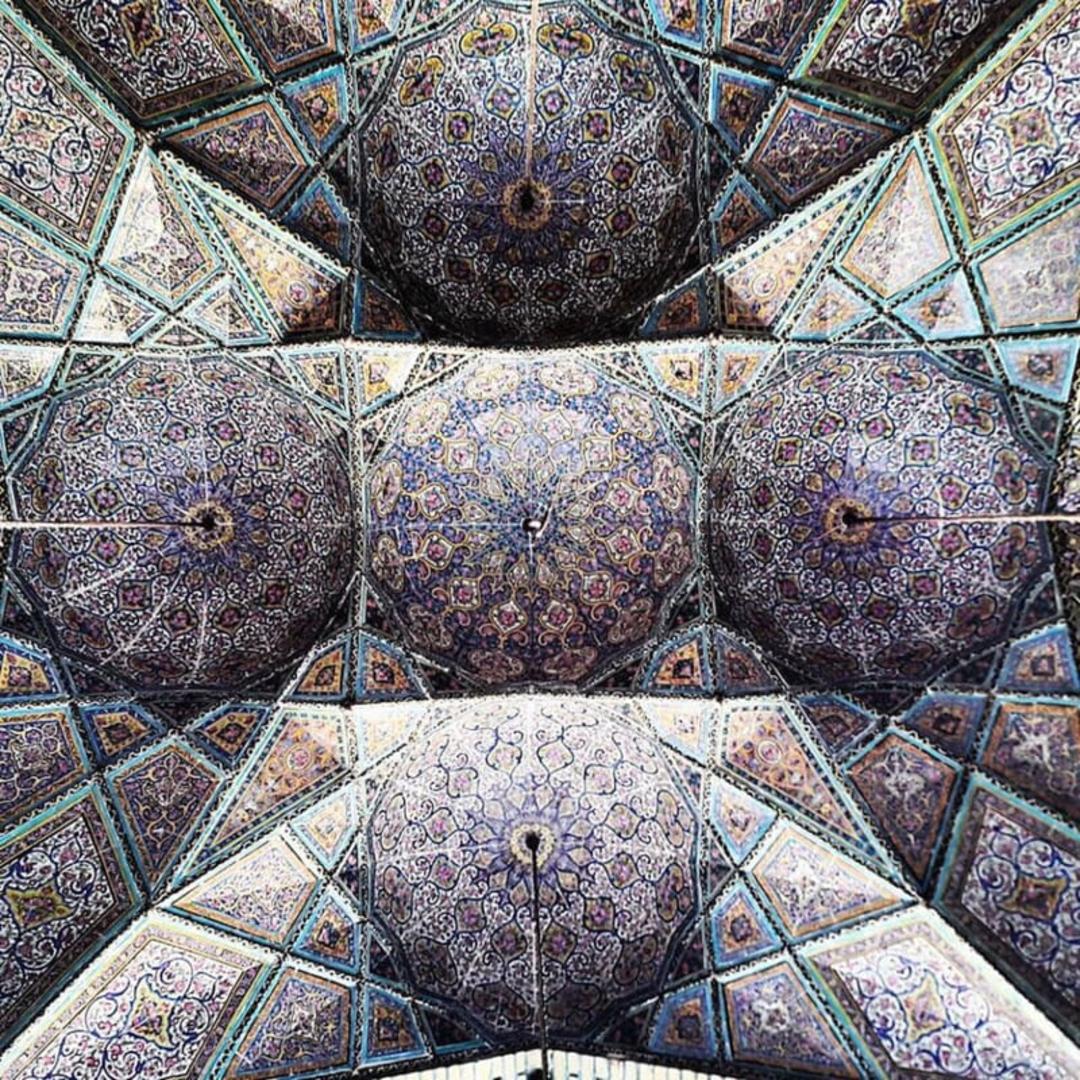 حجره‌بندی مسجد نصیرالملک در شیراز