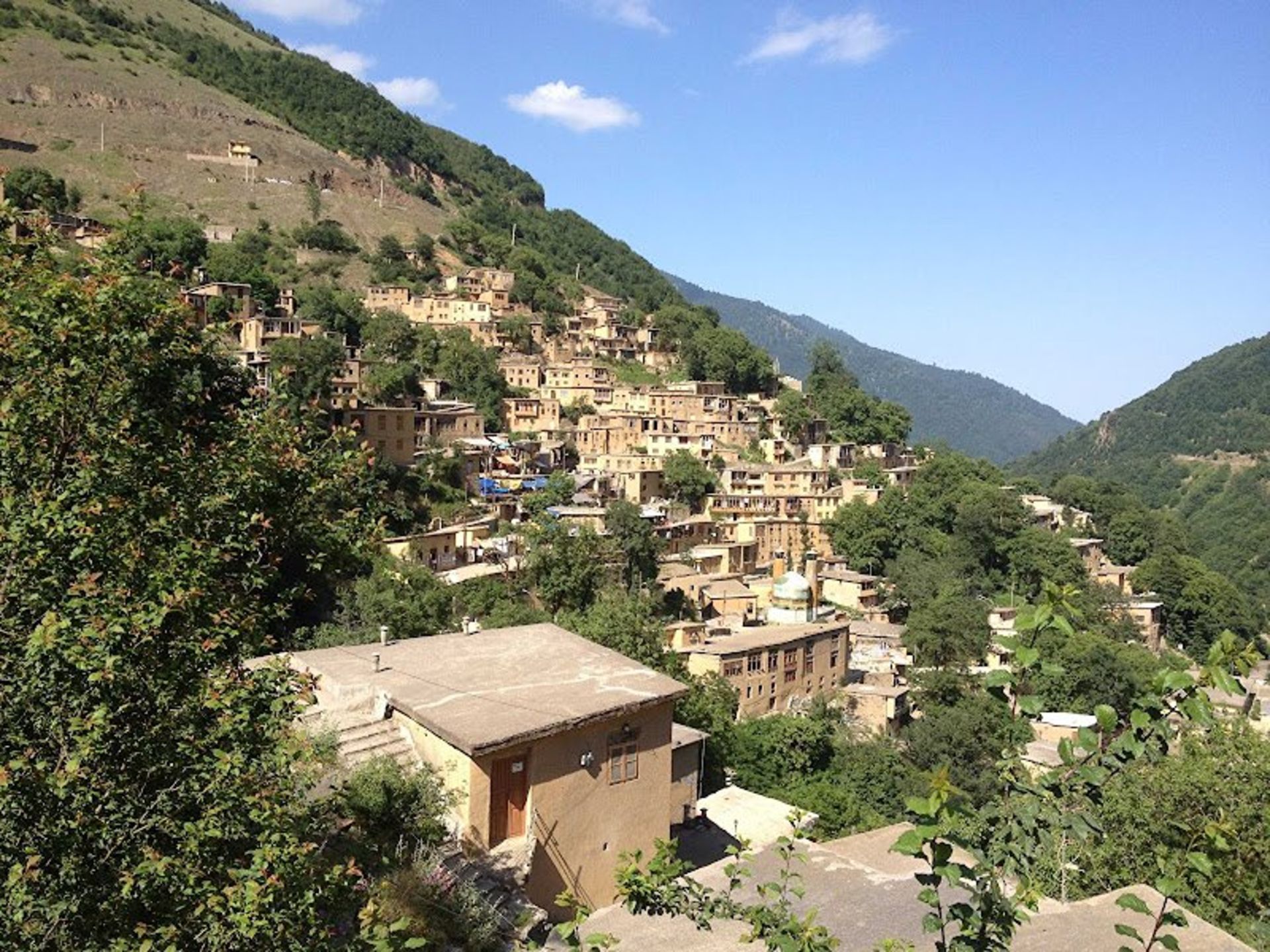 منظره ماسوله در تابستان