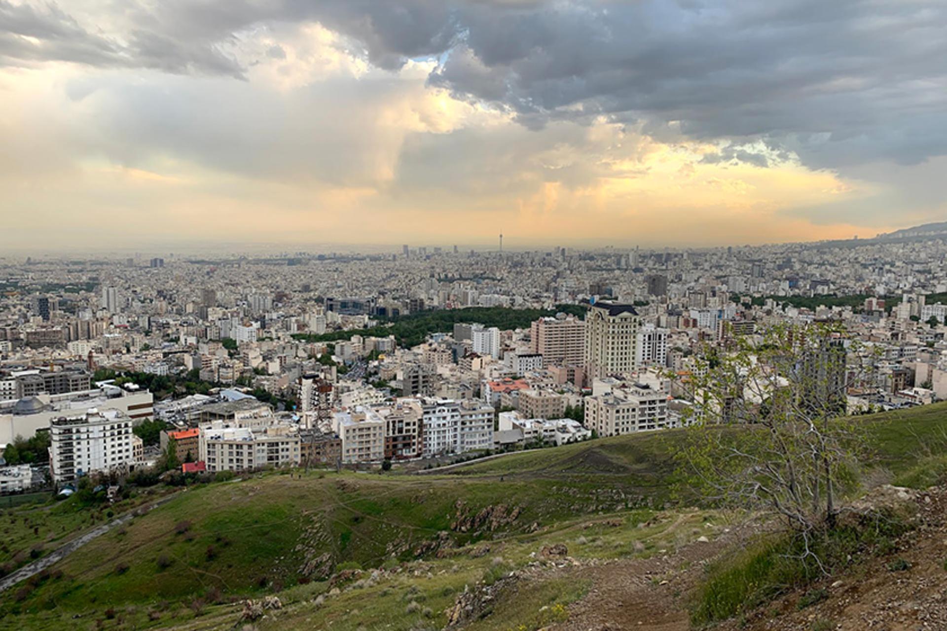 چشم انداز تهران از ارتفاعات دارآباد