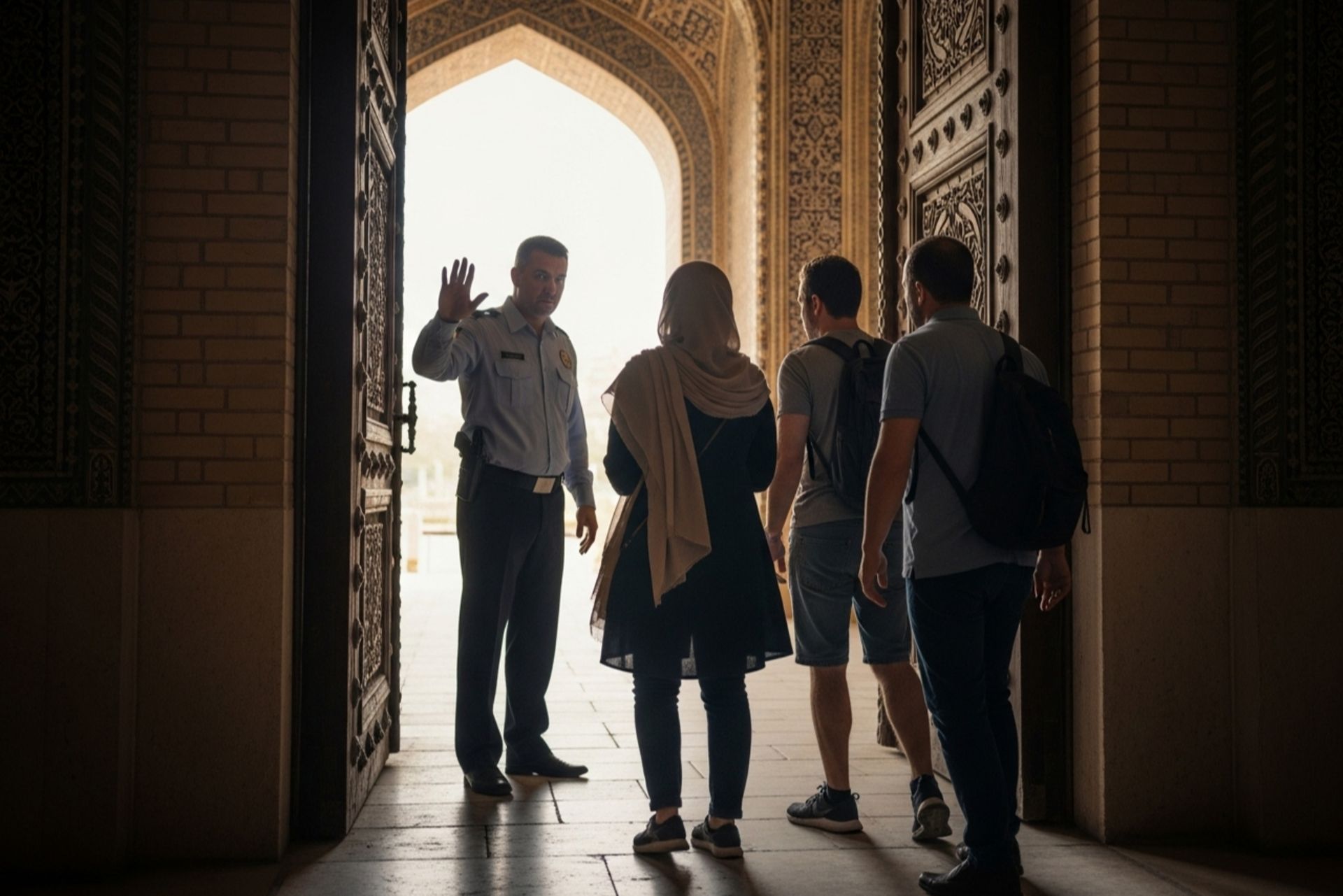 ممانعت از ورود به موزه به دلیل پوشش نامناسب