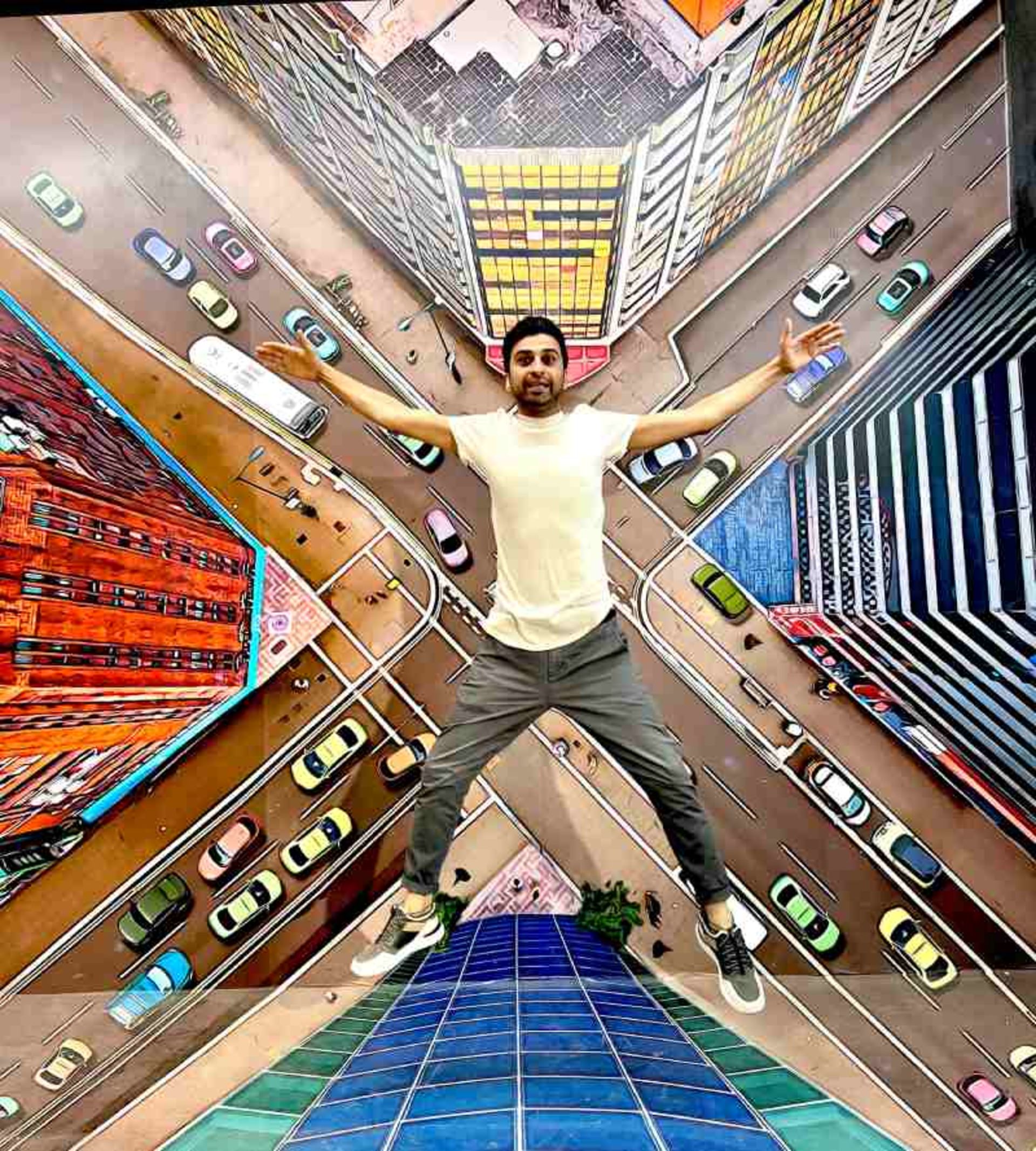 عکاسی با اثر سه بعدی در تم پارک سنتر کیش