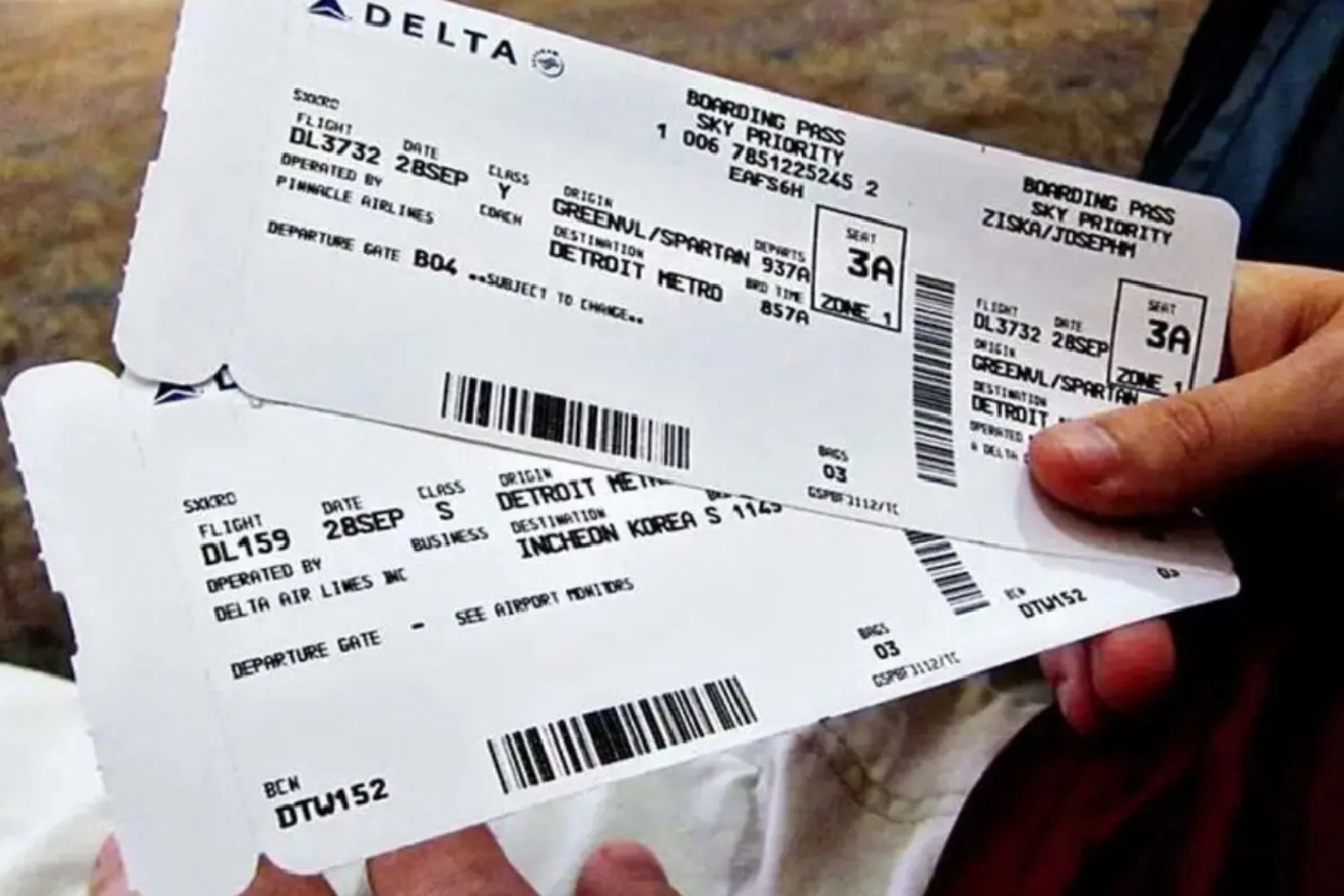 زبان انگلیسی بلیت هواپیما