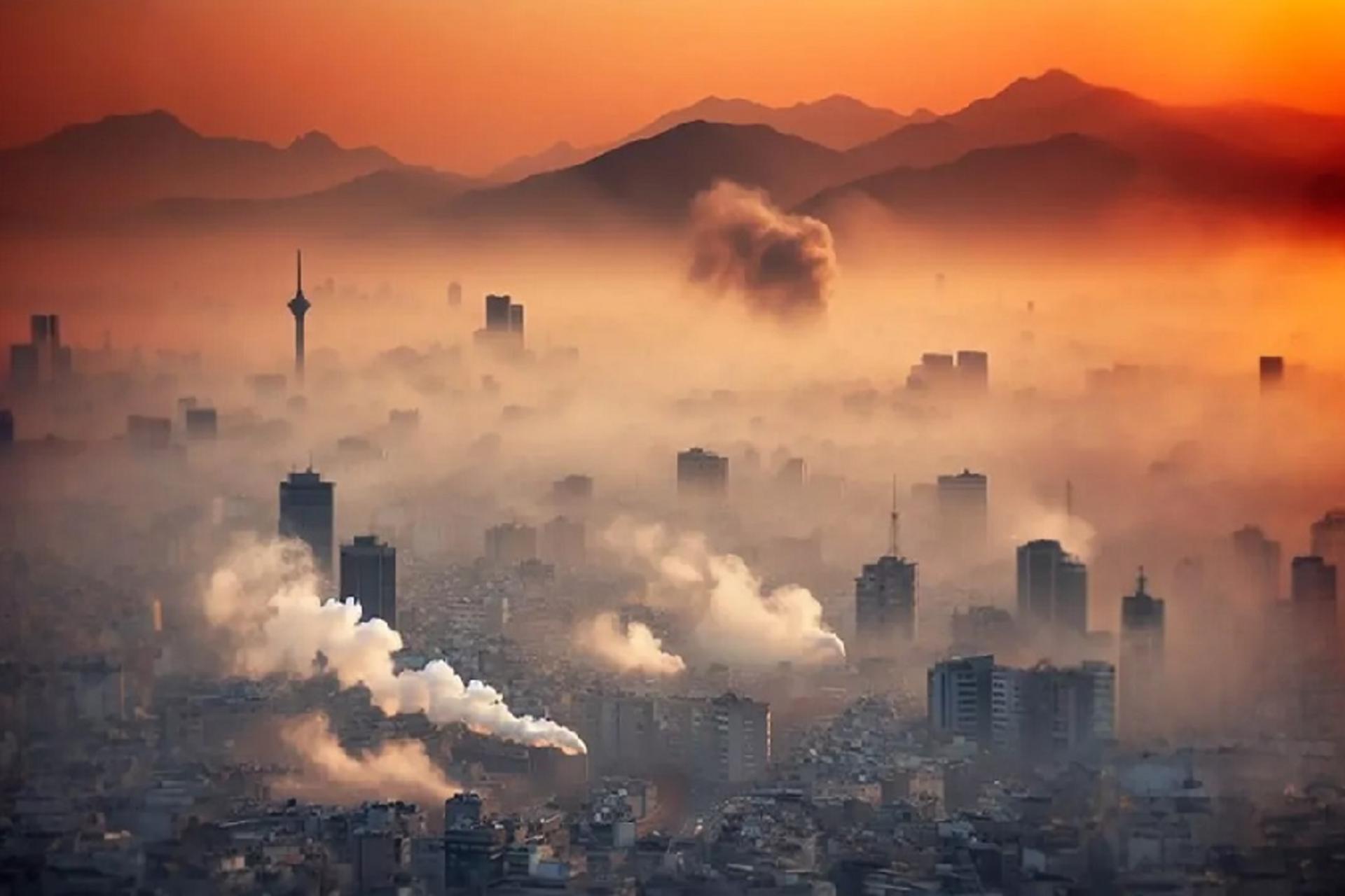 آلودگی هوا شهرهای ایران