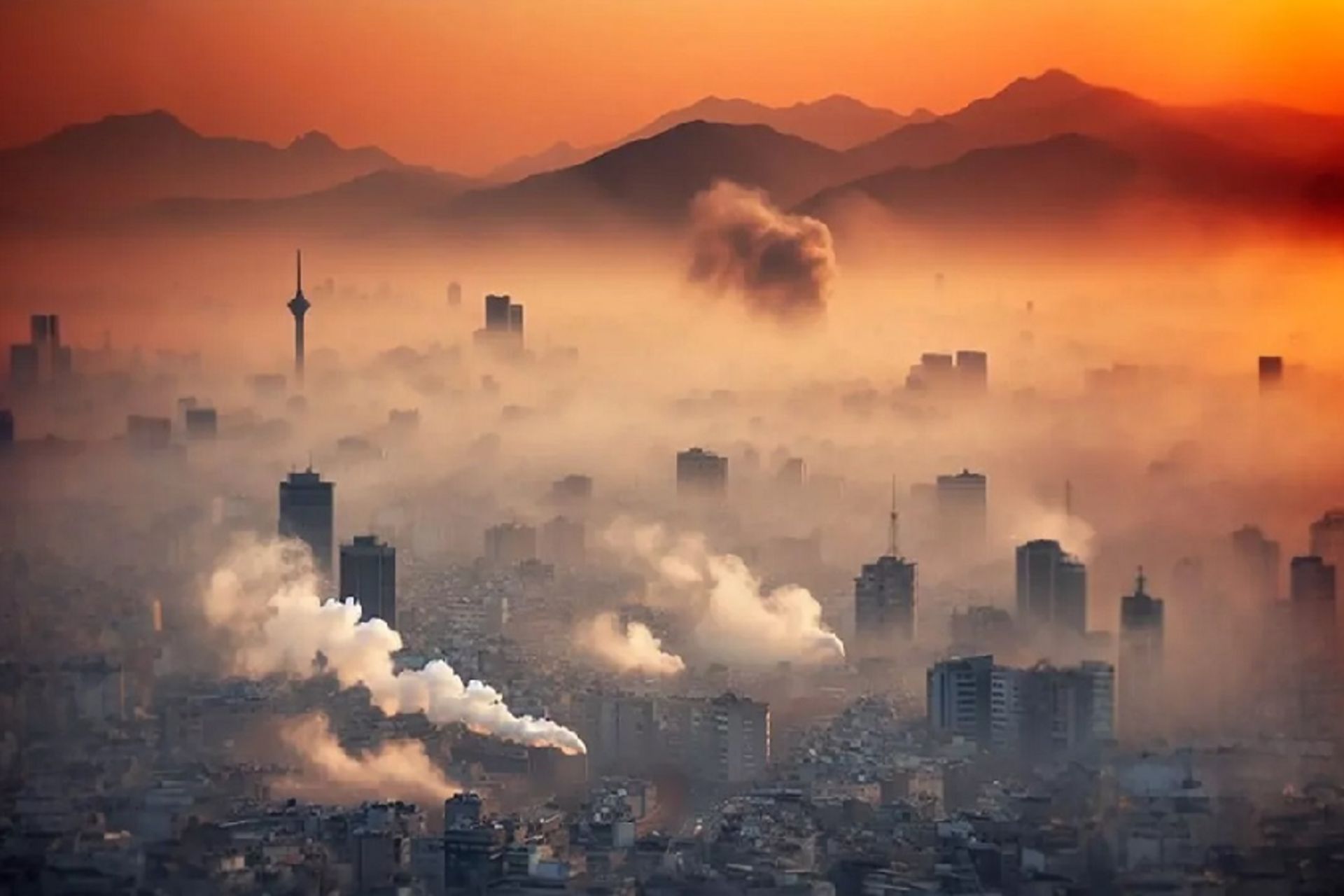 آلودگی هوا شهرهای ایران