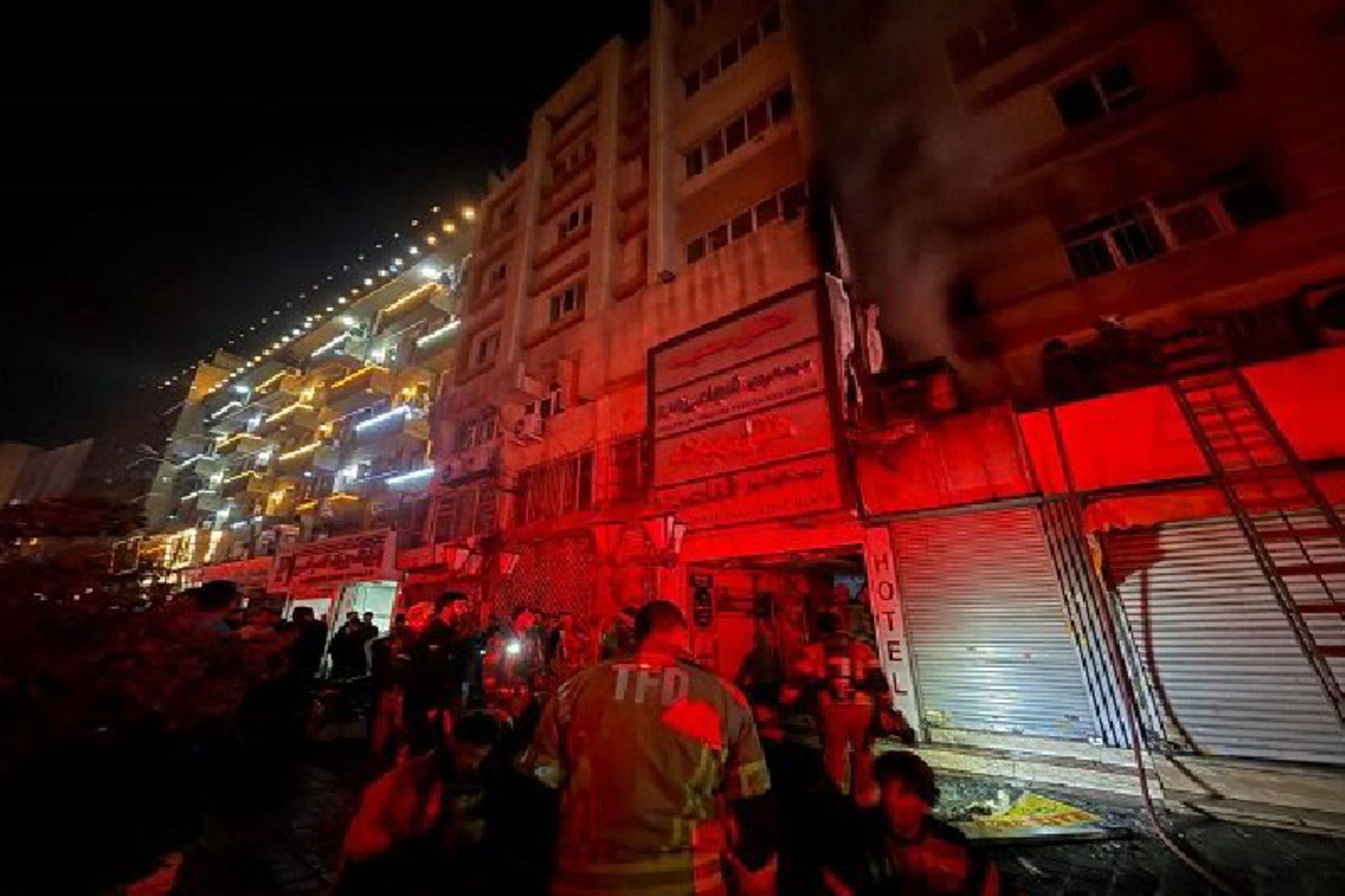 اطفای حریق مسافرخانه